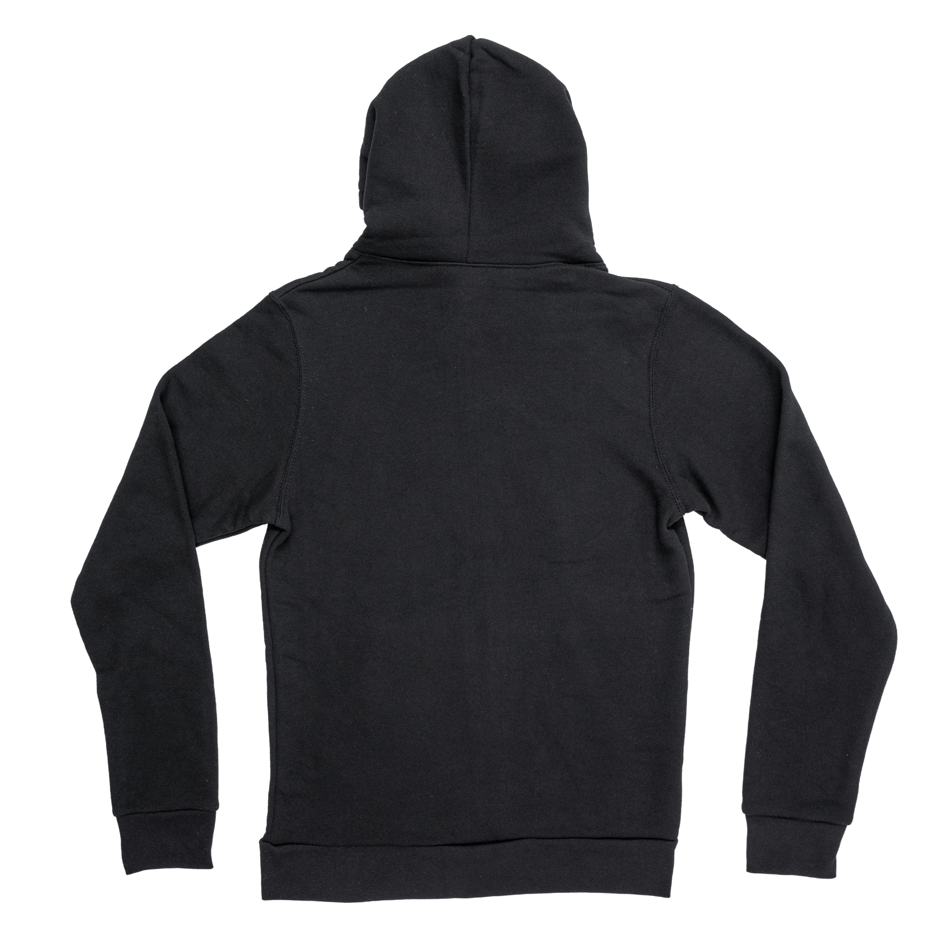 Grimsmo Badge Hoodie - Black Zip-Up