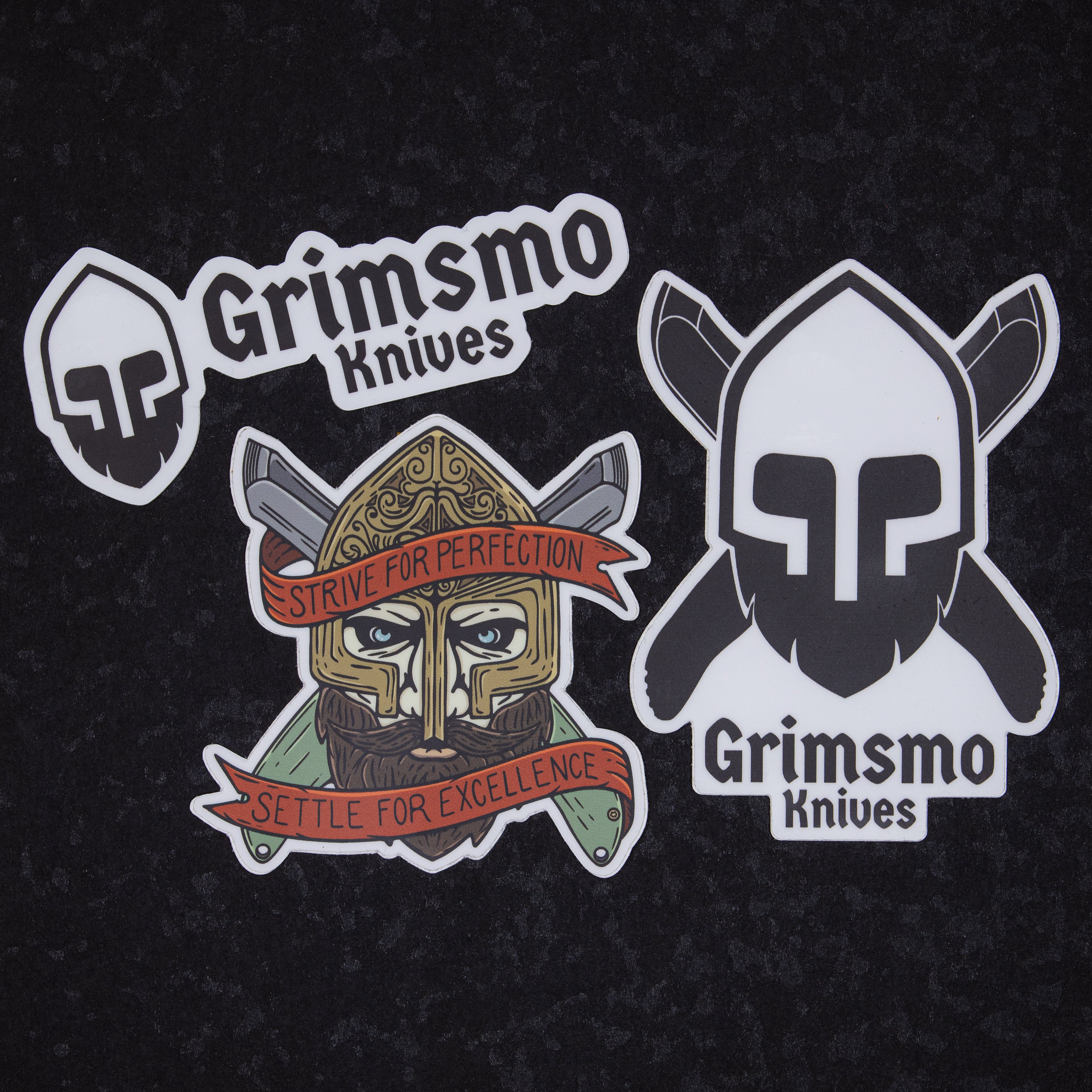 Grimsmo Stickers - 3 Pack