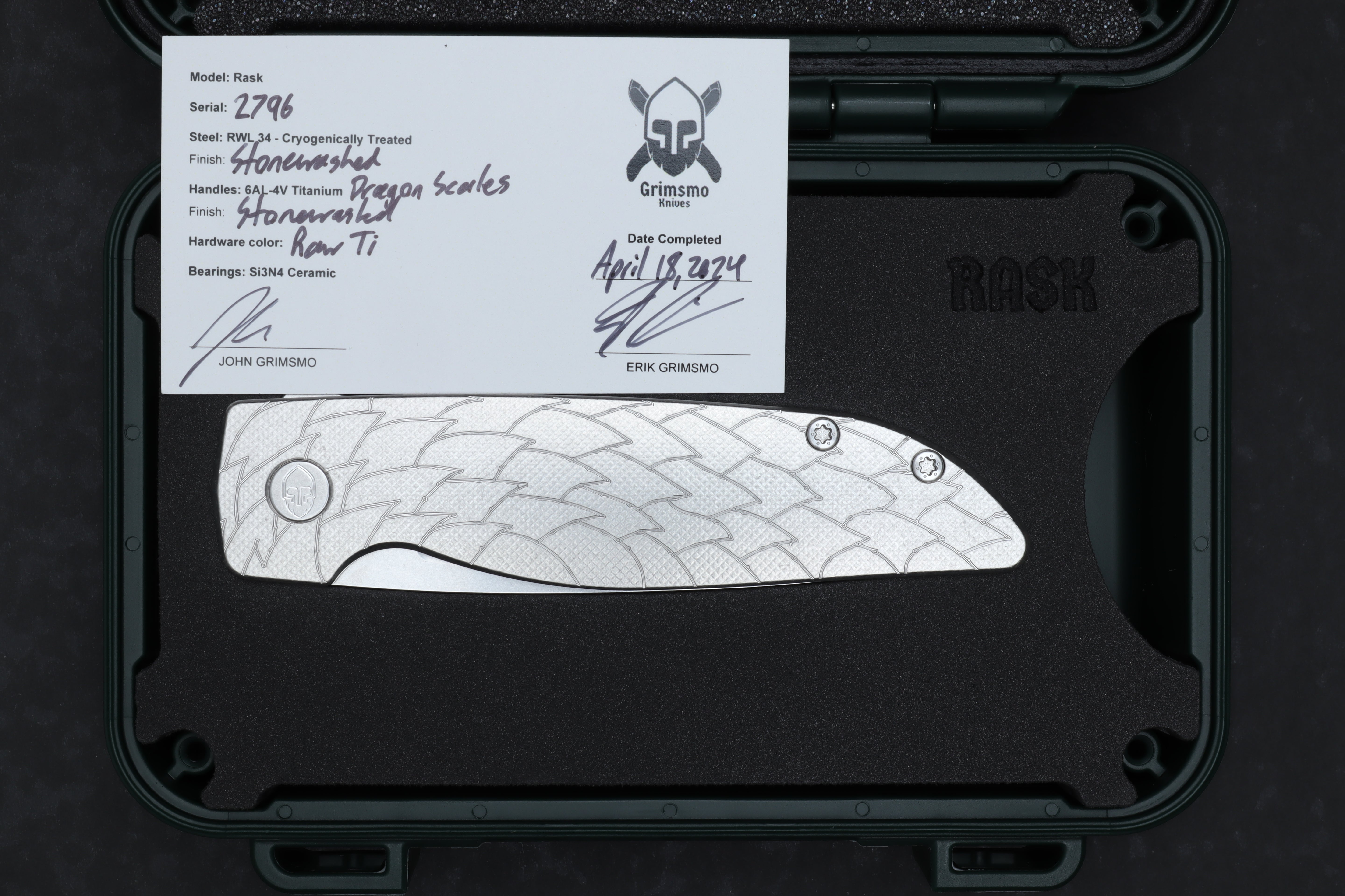 Rask #2796 9278340419