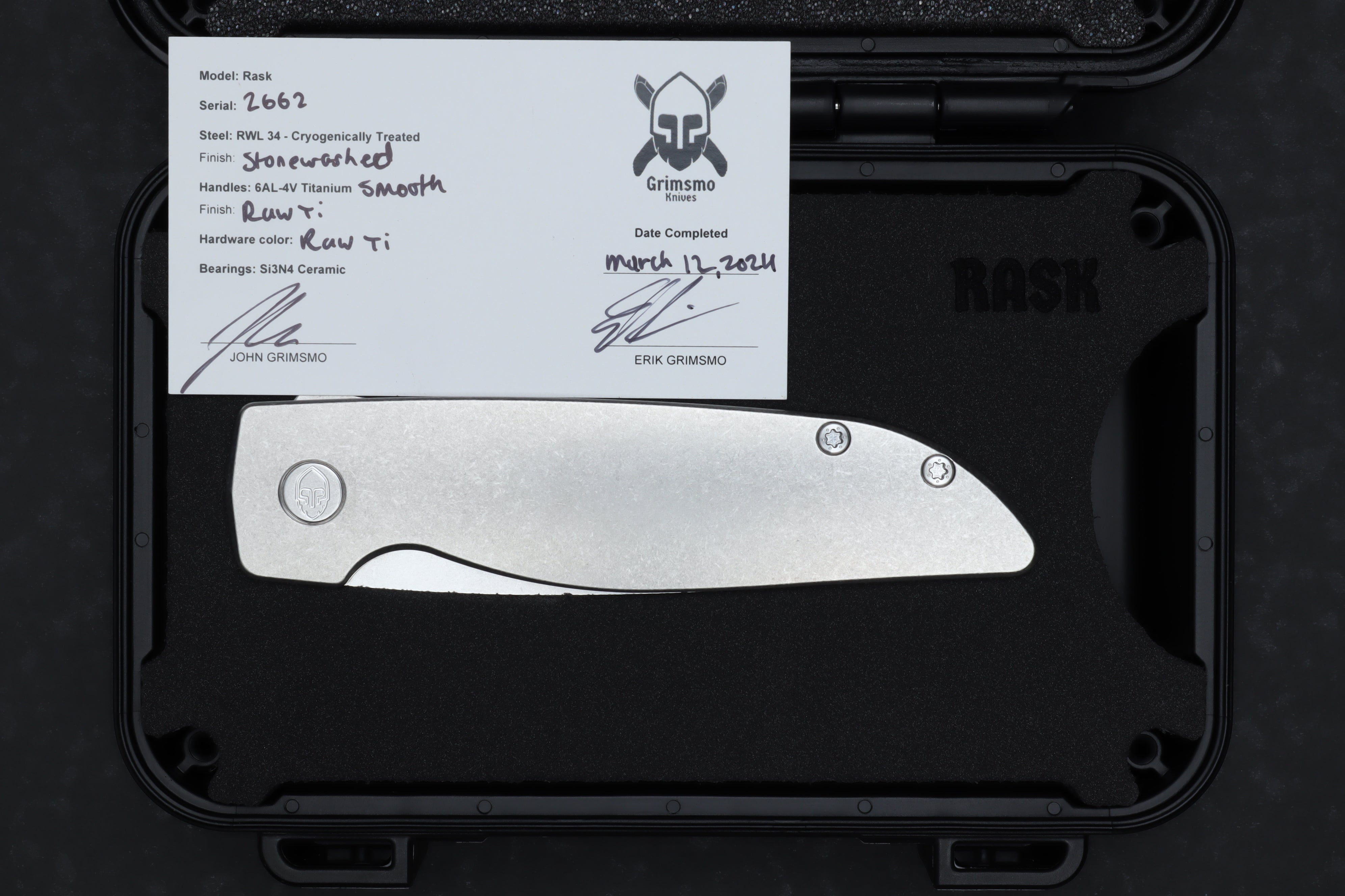 Rask #2662 9278340314