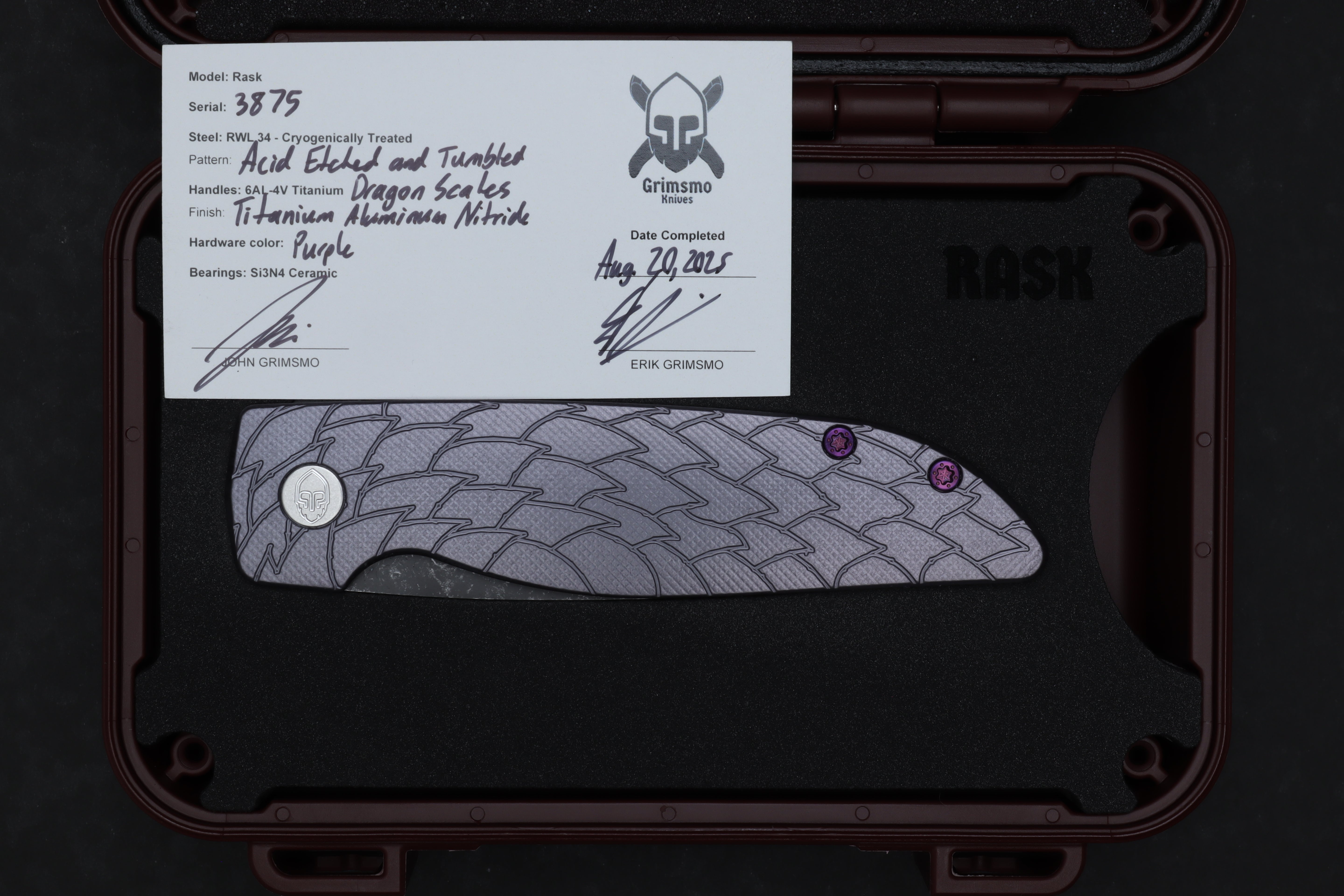 Rask #3875 9278340821