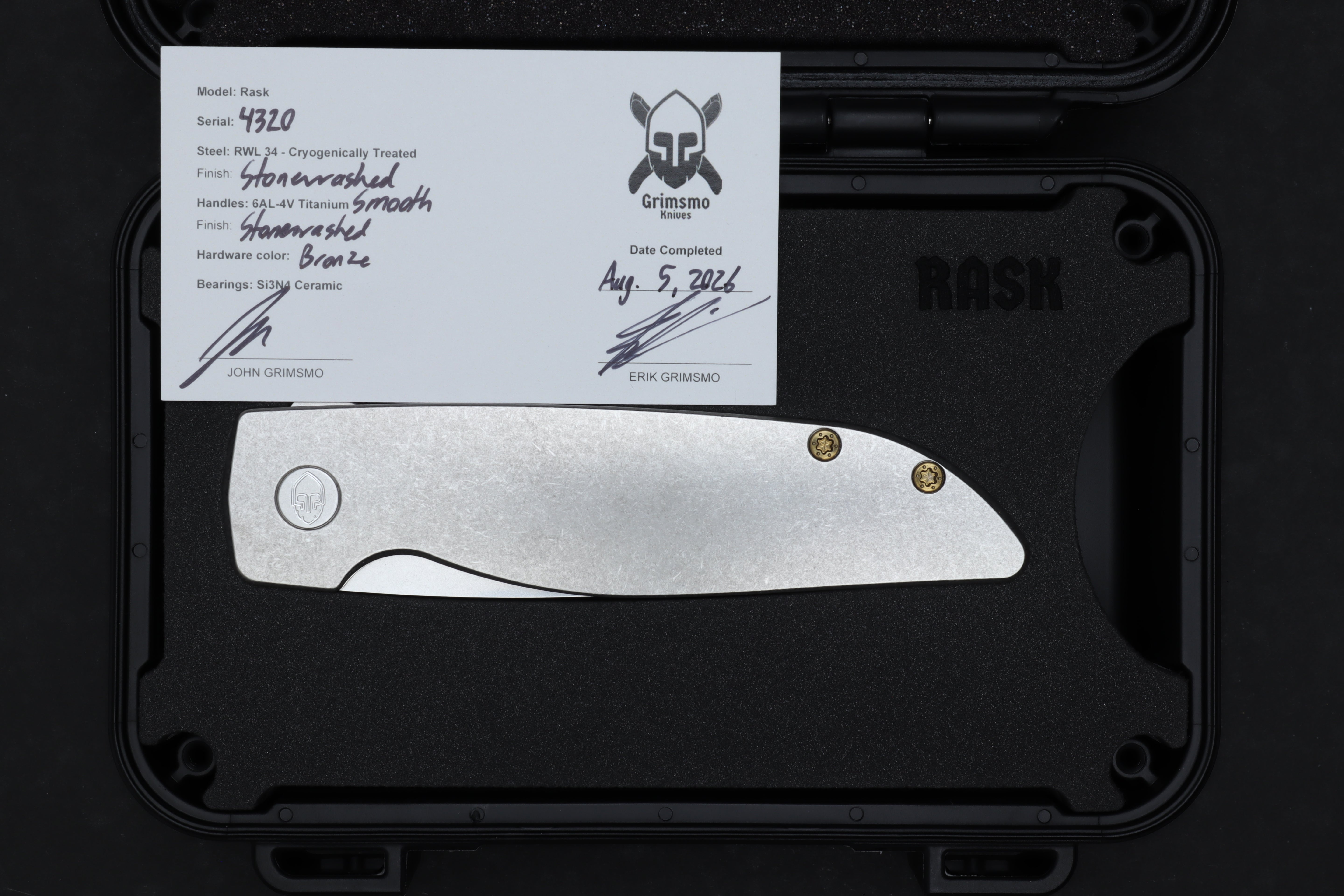 Rask #4320 9278340806