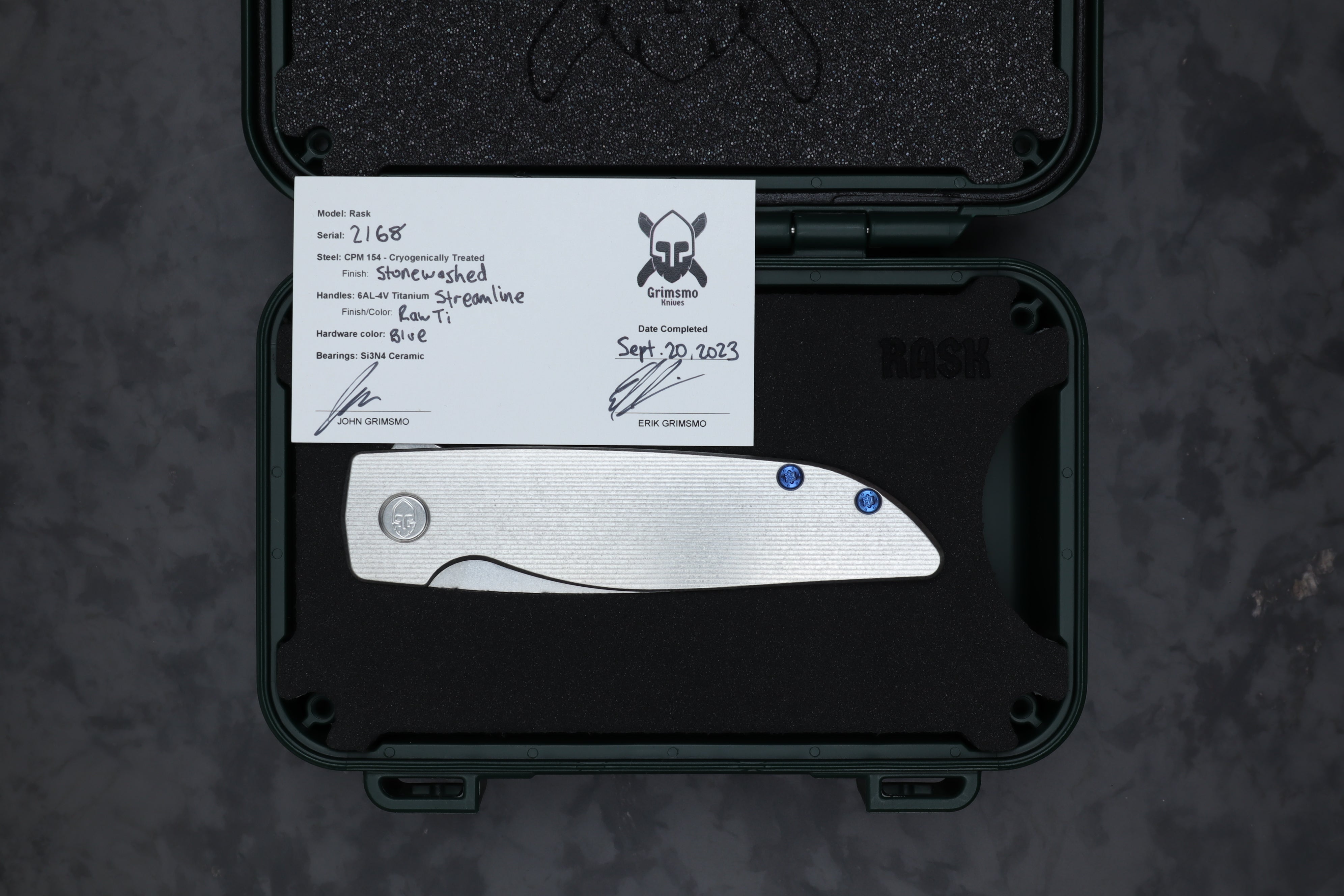 Rask #2168 83457270928