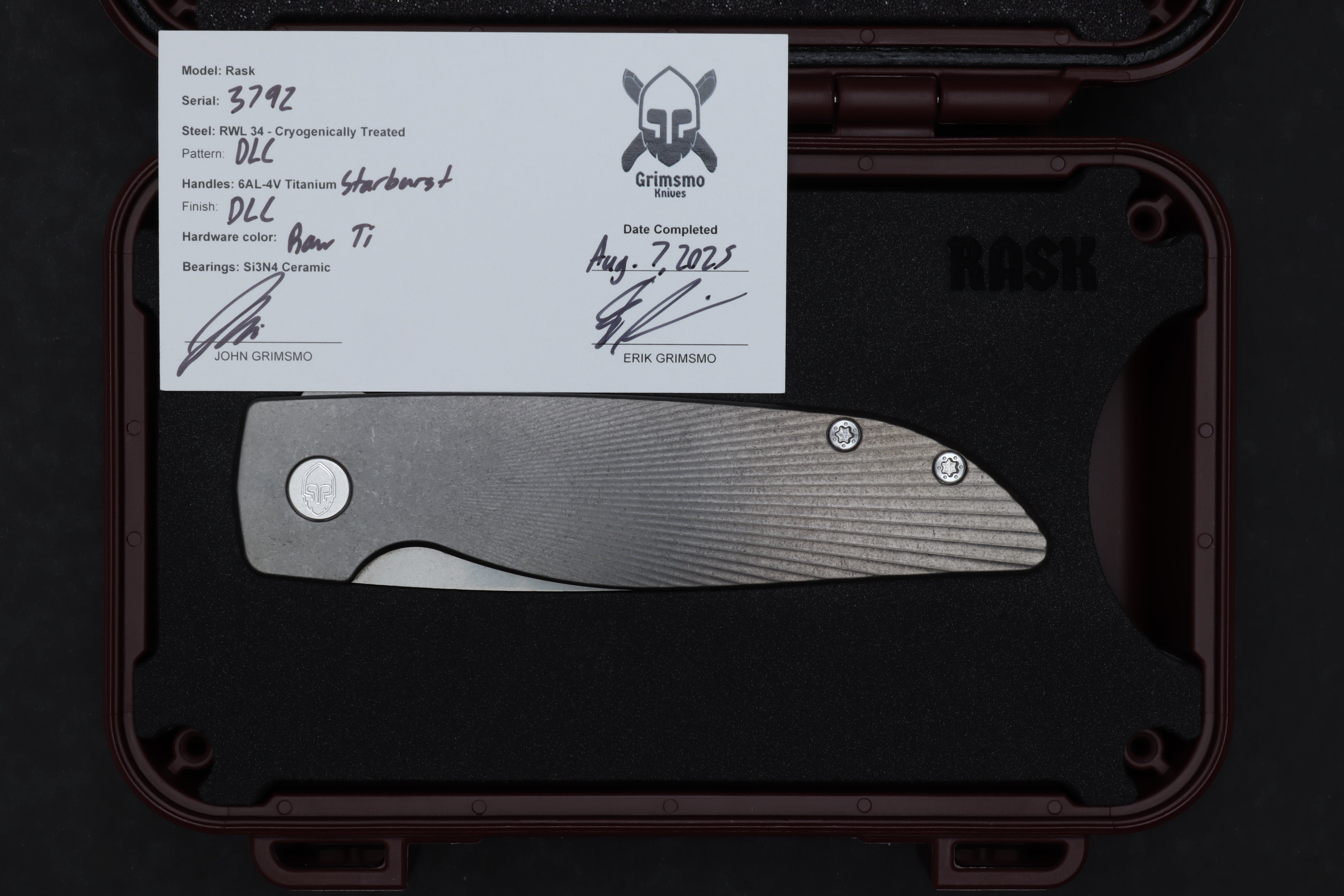 Rask #3792 9278340812