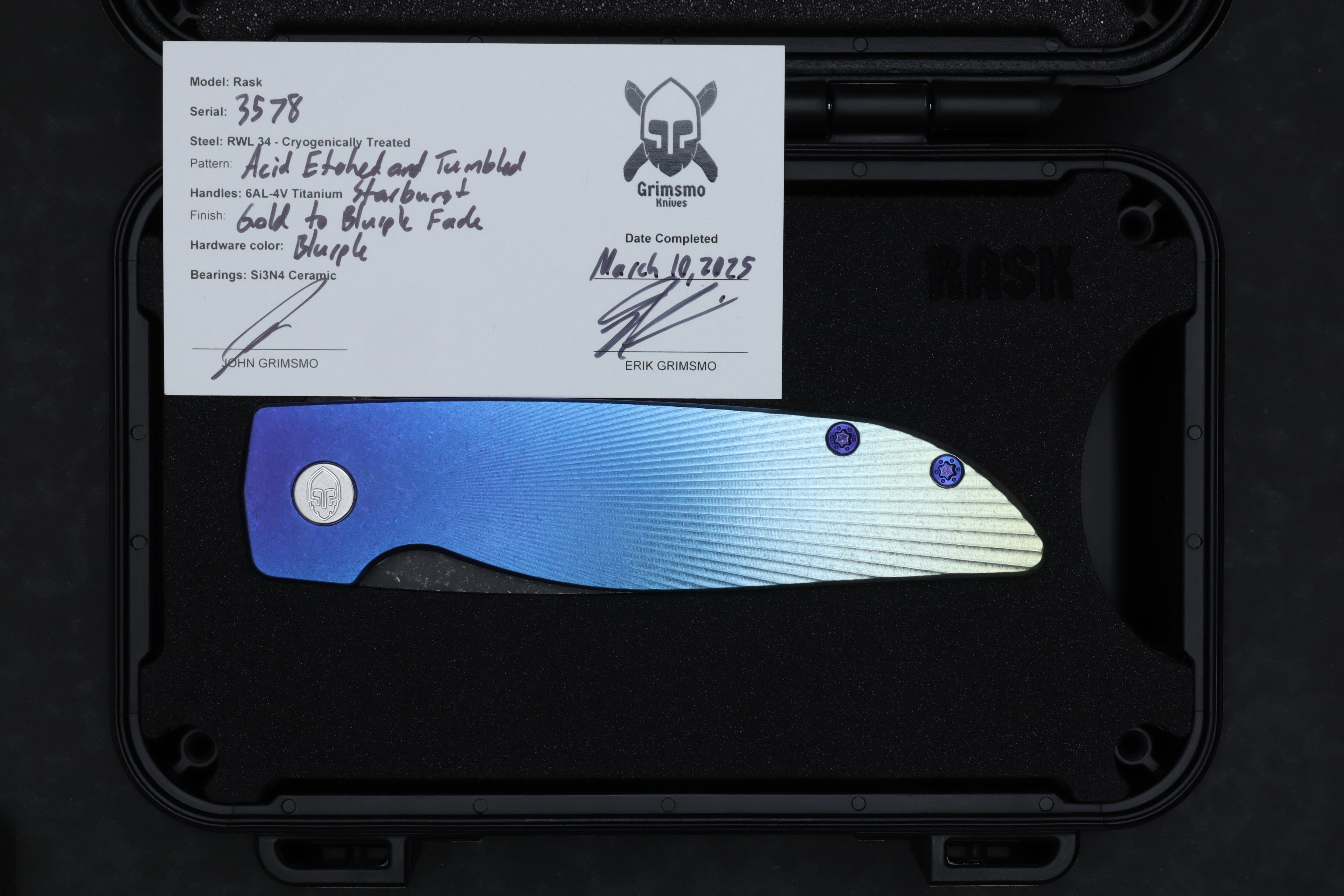 Rask #3578 9278340312