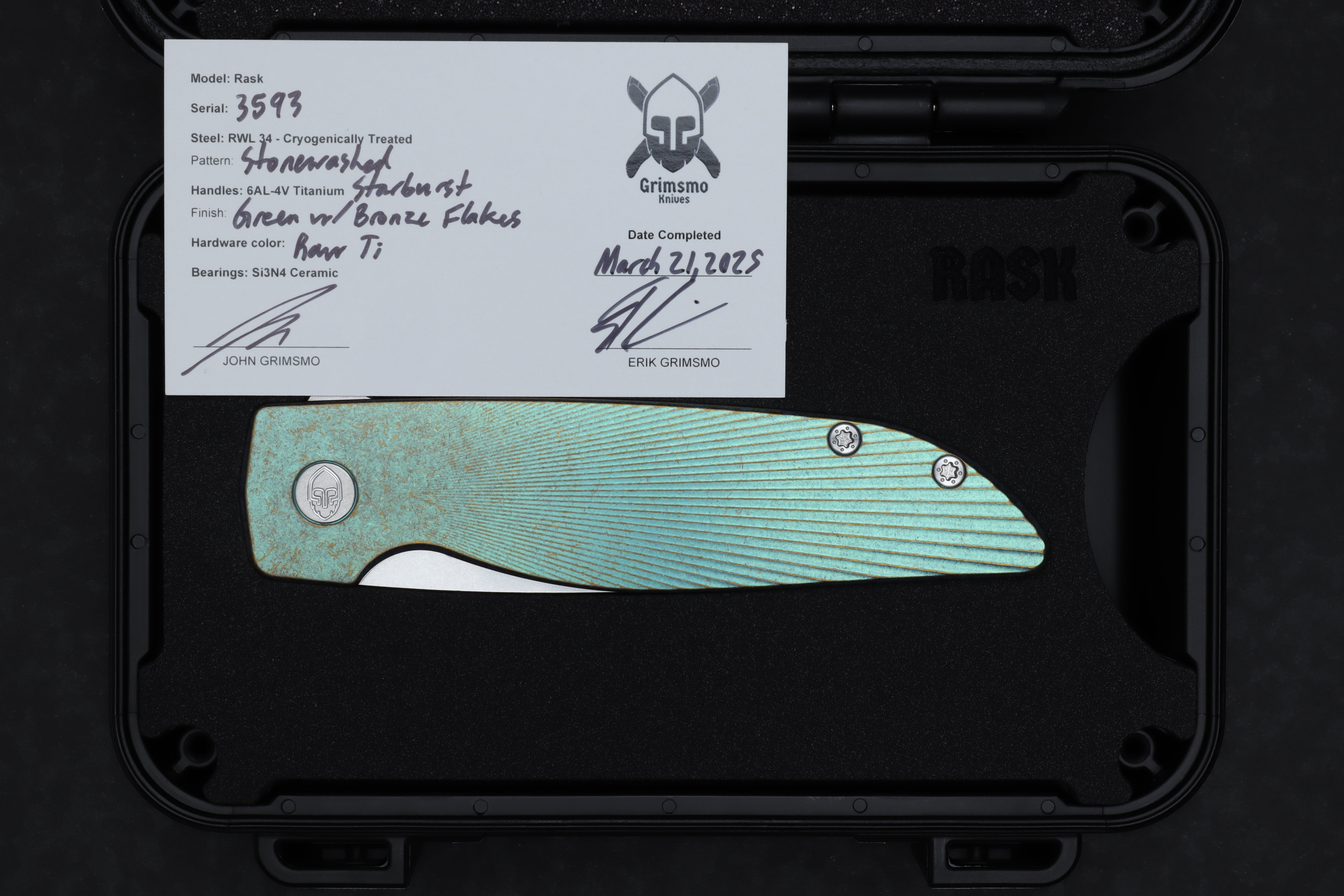 Rask #3593 9278340325