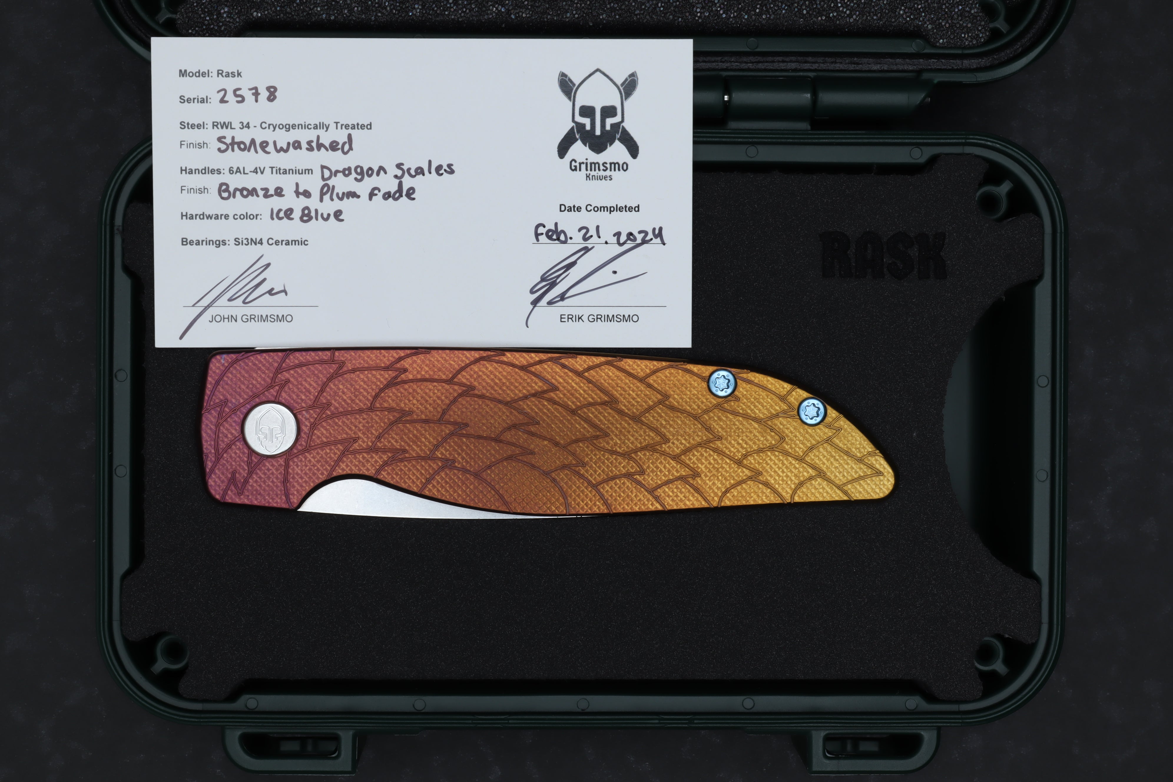 Rask #2578 9278340222