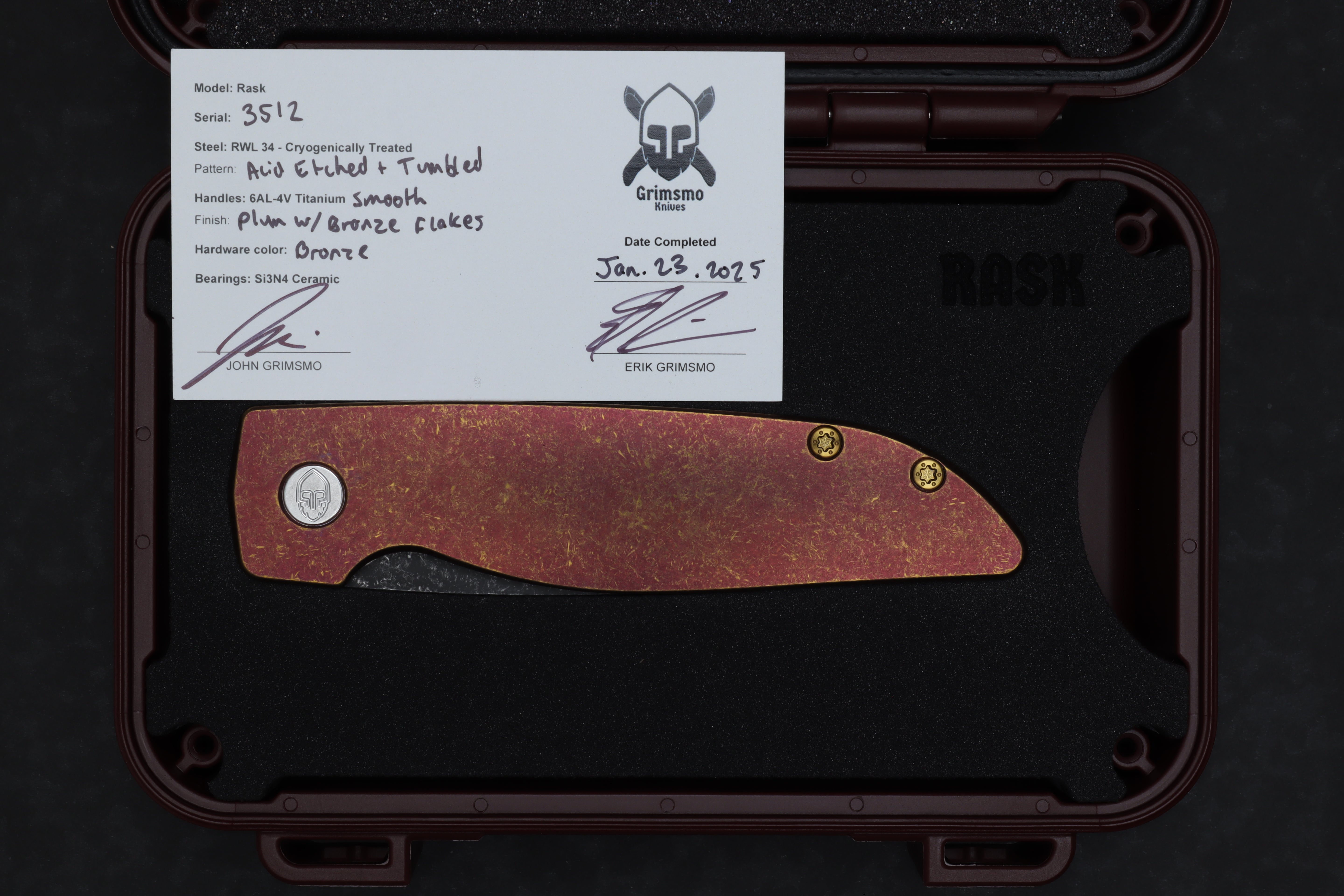 Rask #3512 9278340124