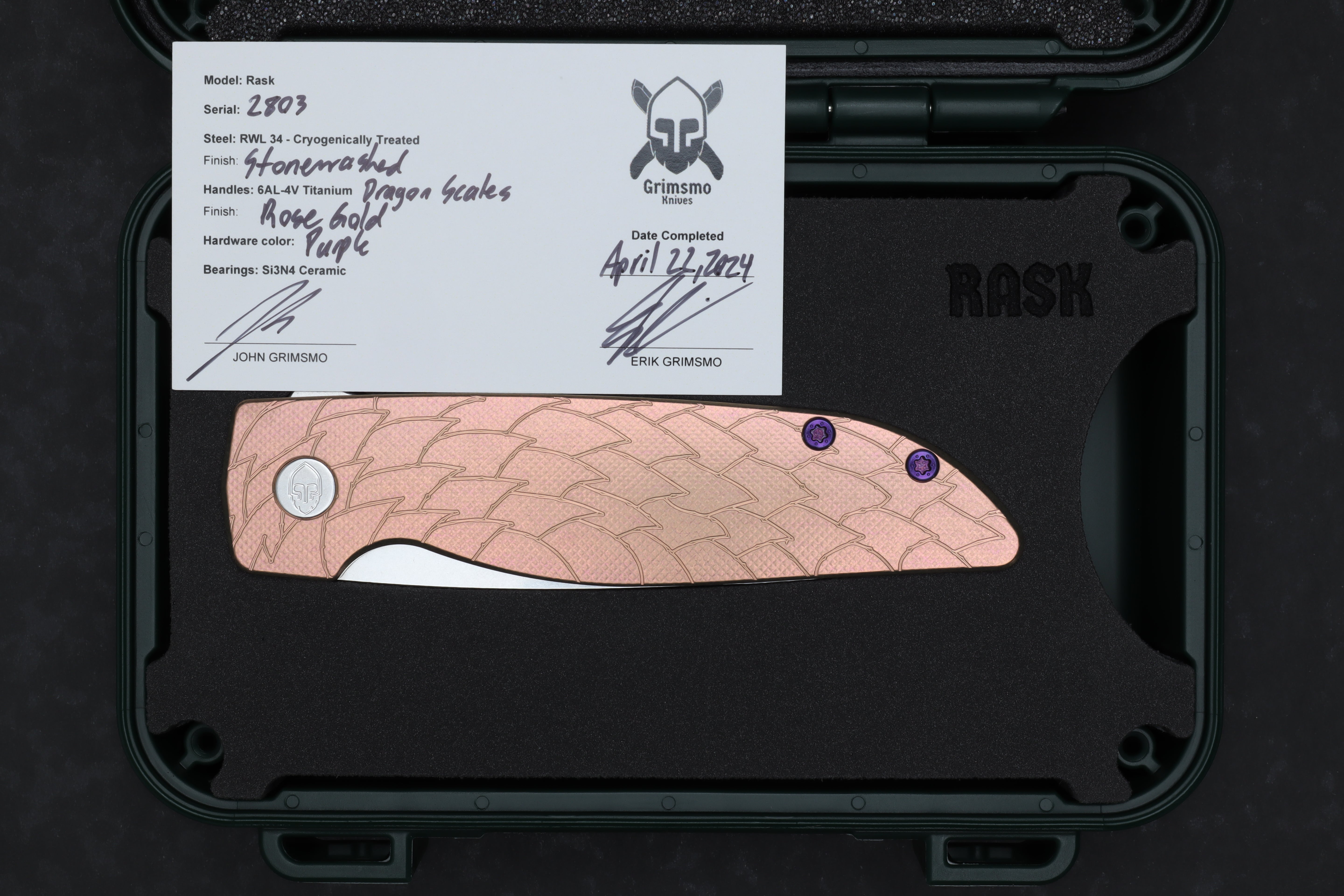 Rask #2803 9278340424