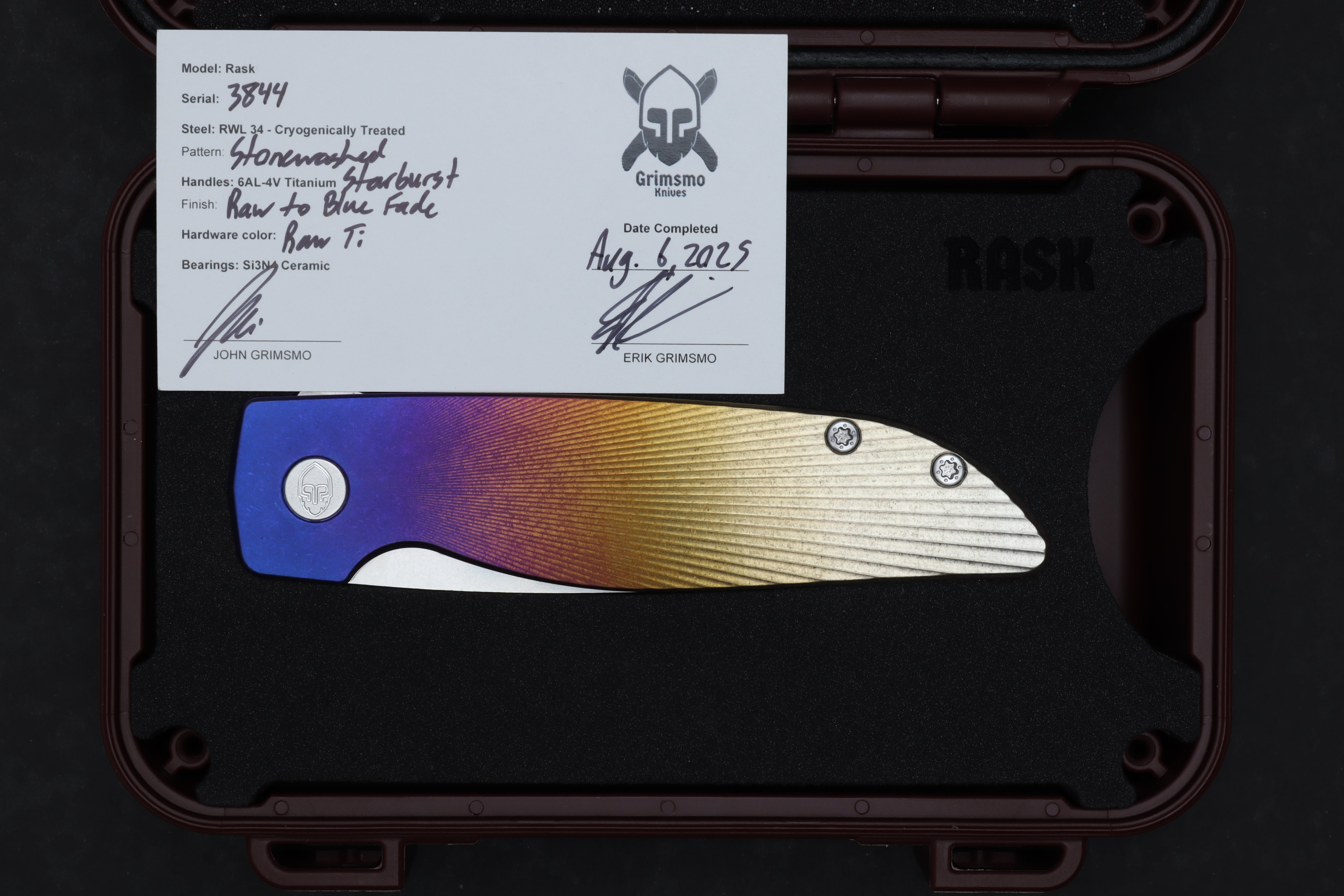 Rask #3844 9278340807