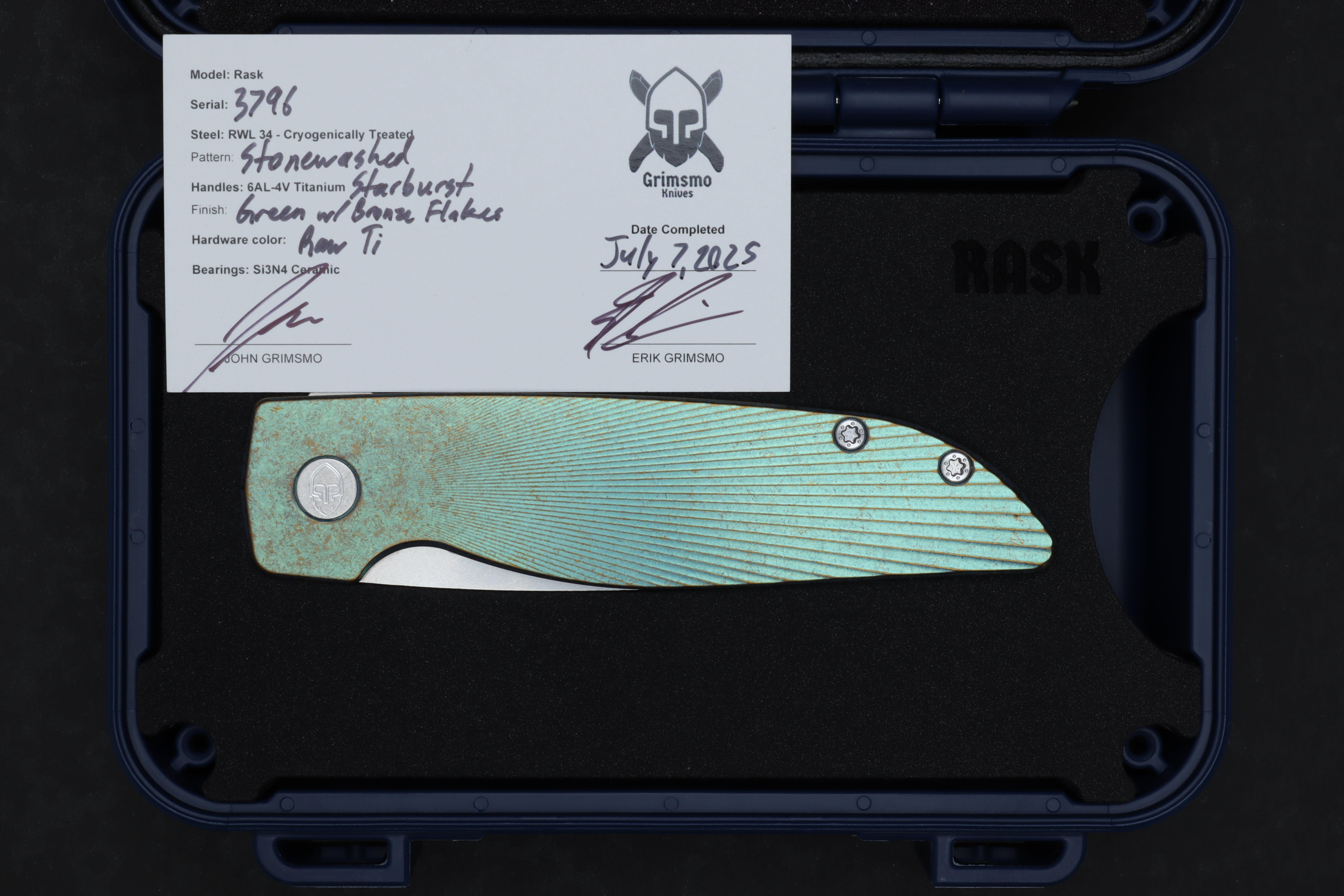 Rask #3796 9278340710