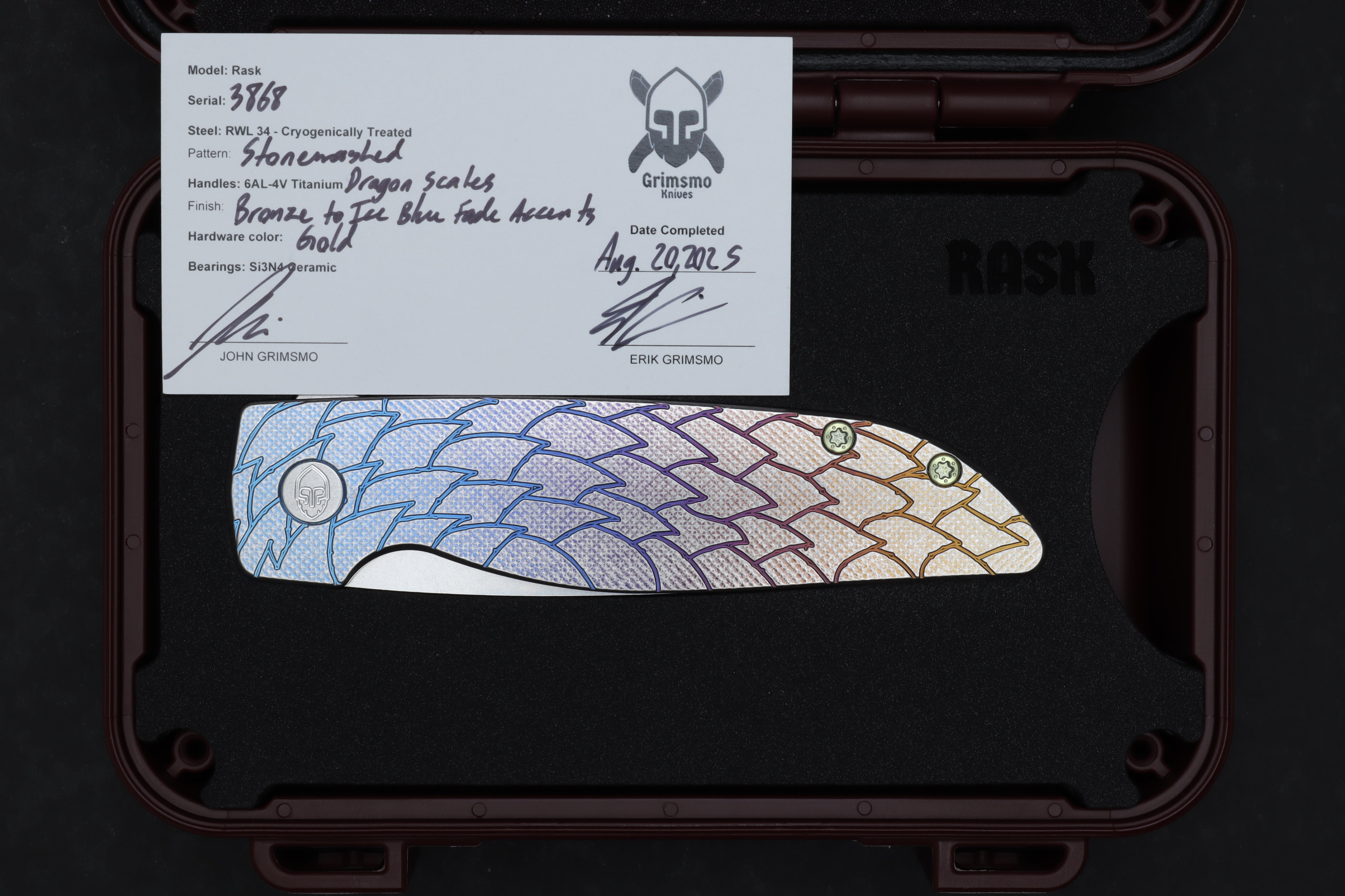 Rask #3868 9278340821