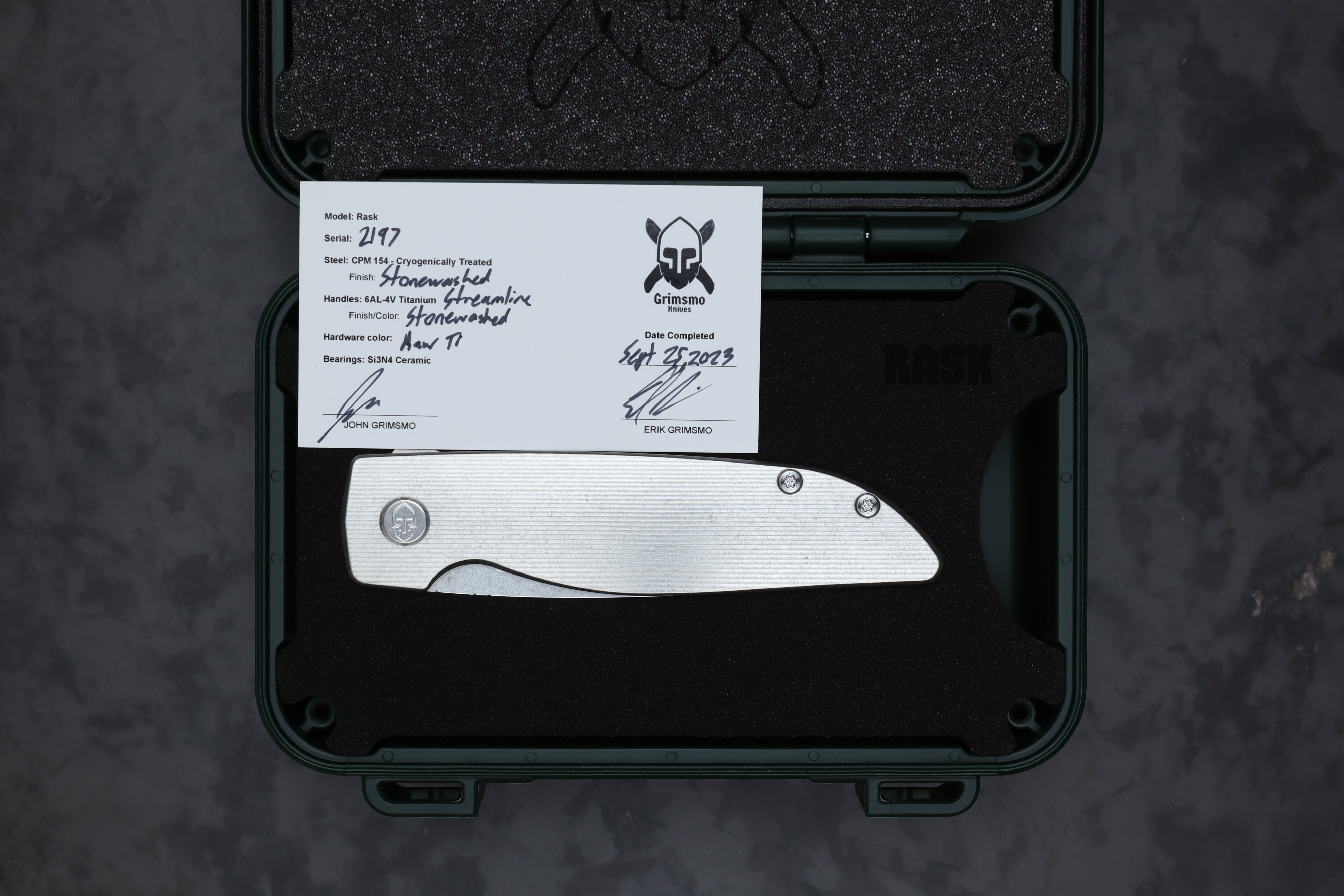 Rask #2197 83457270928