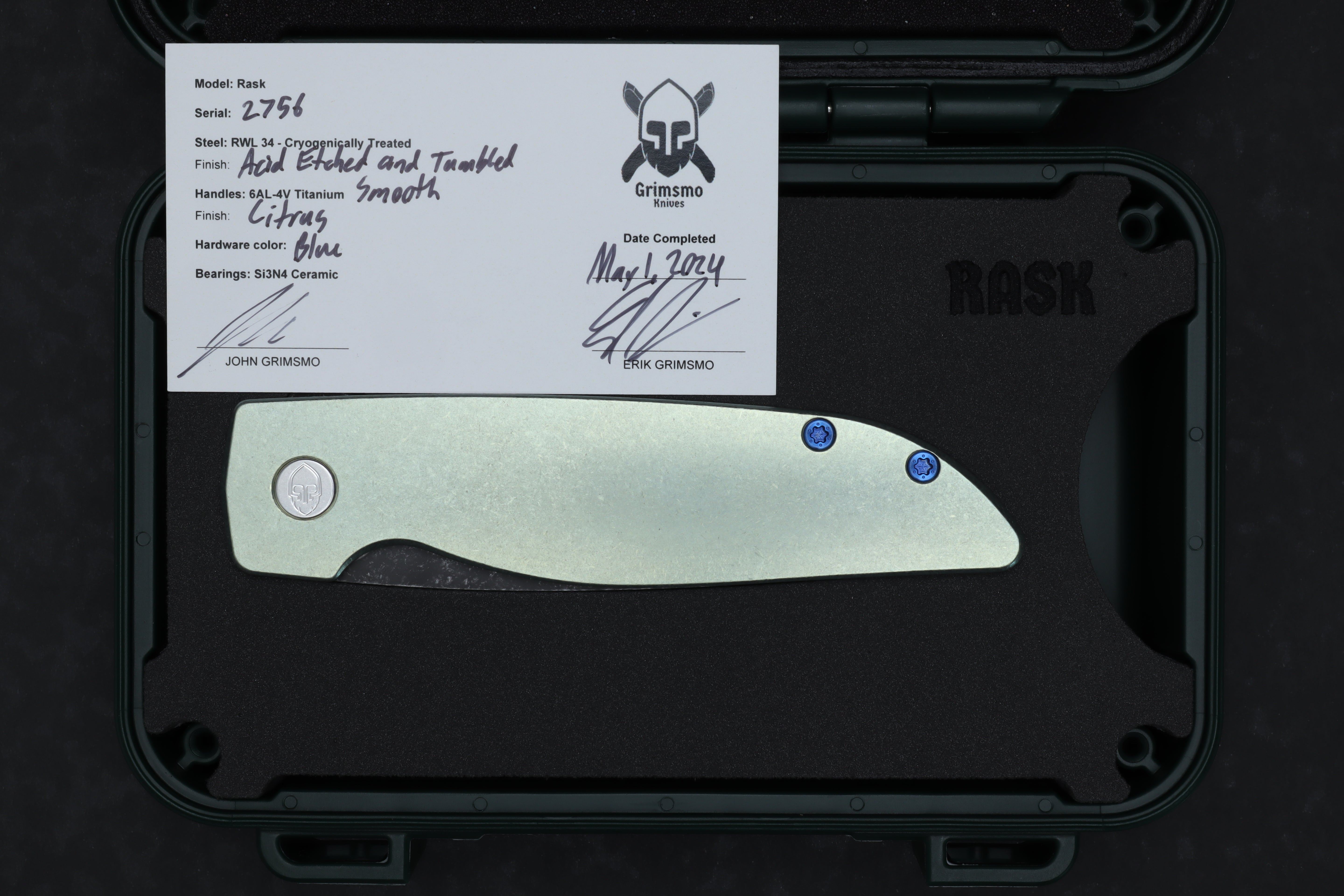 Rask #2756 9278340503