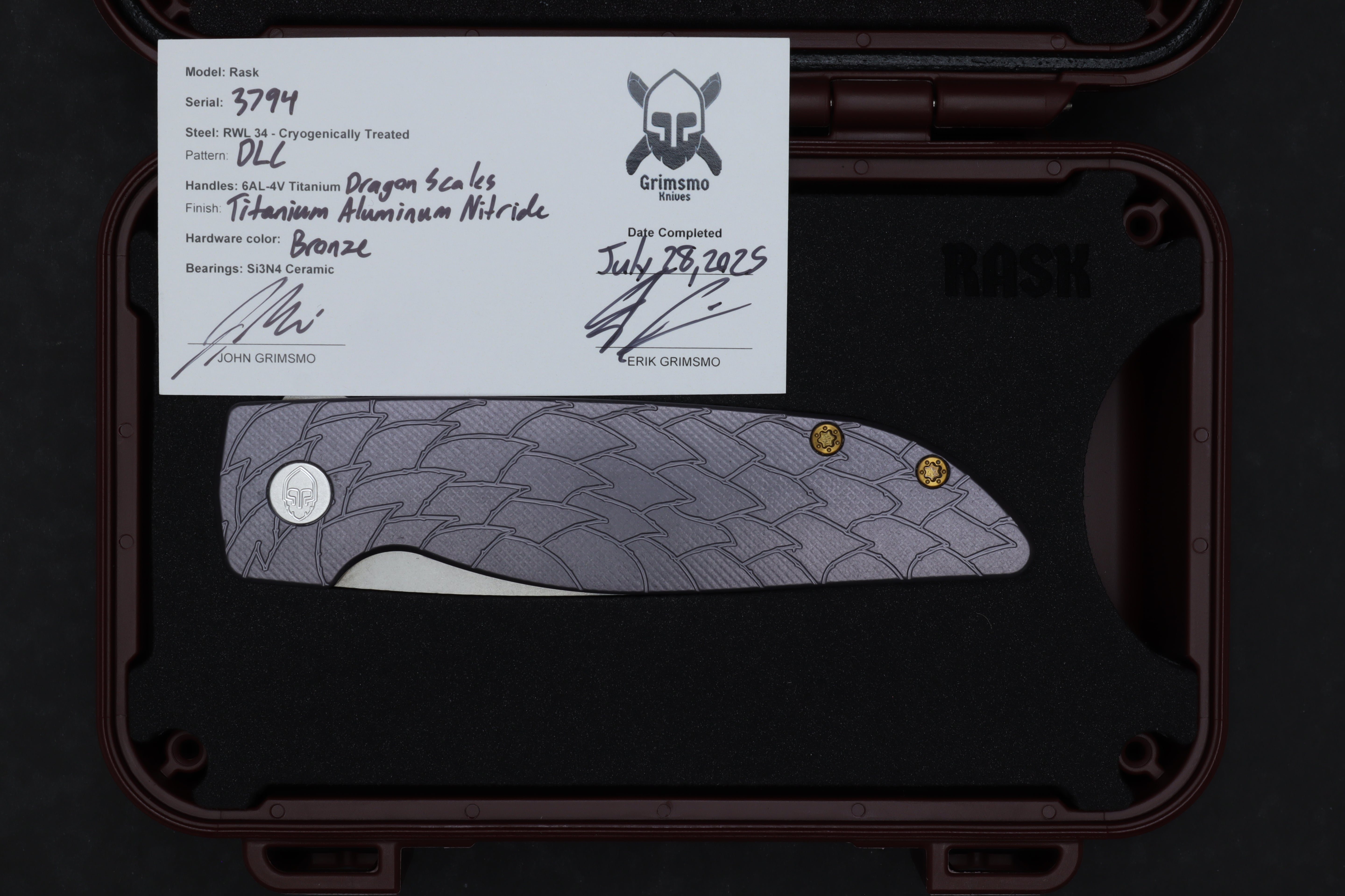 Rask #3794 9278340729