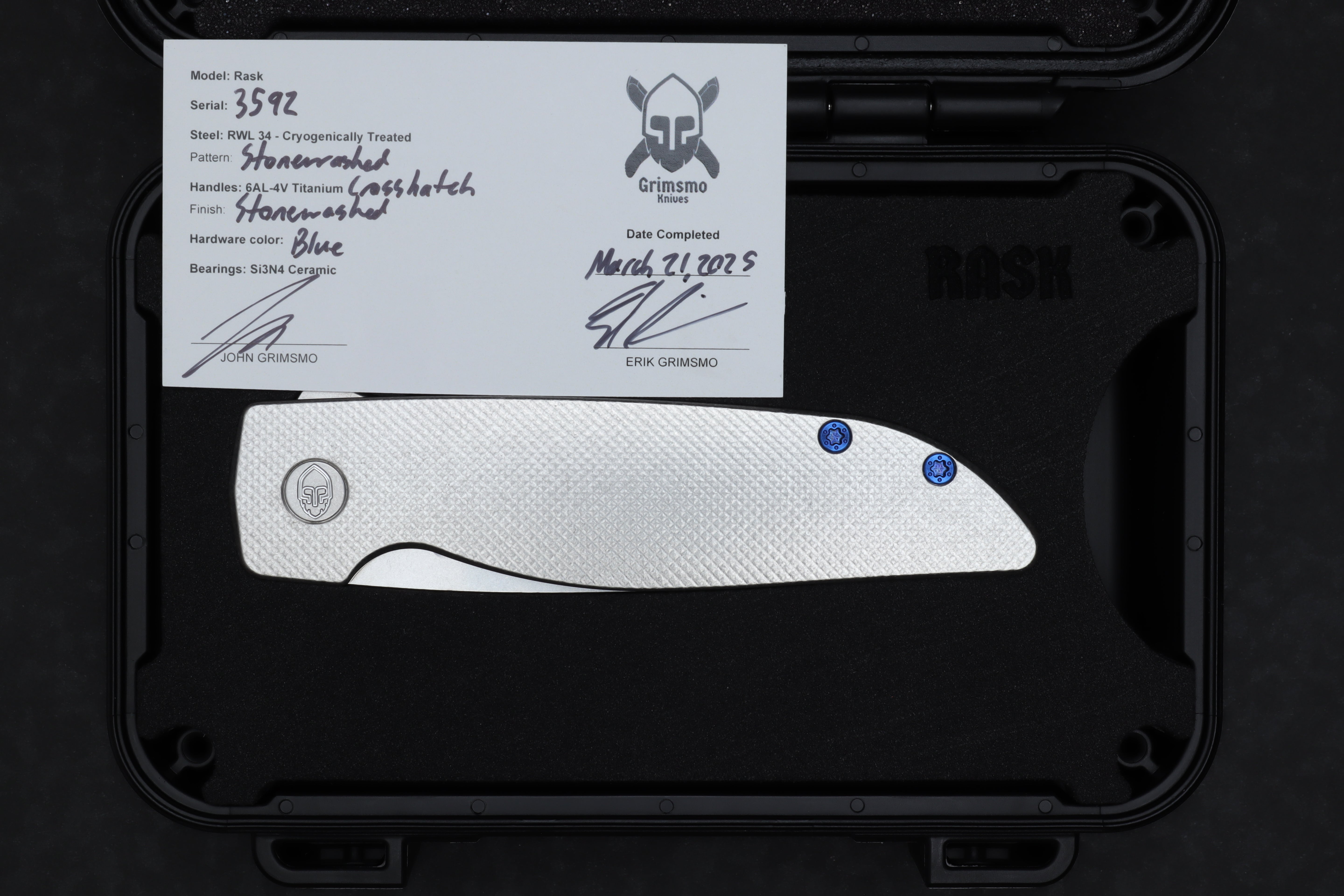 Rask #3592 9278340325