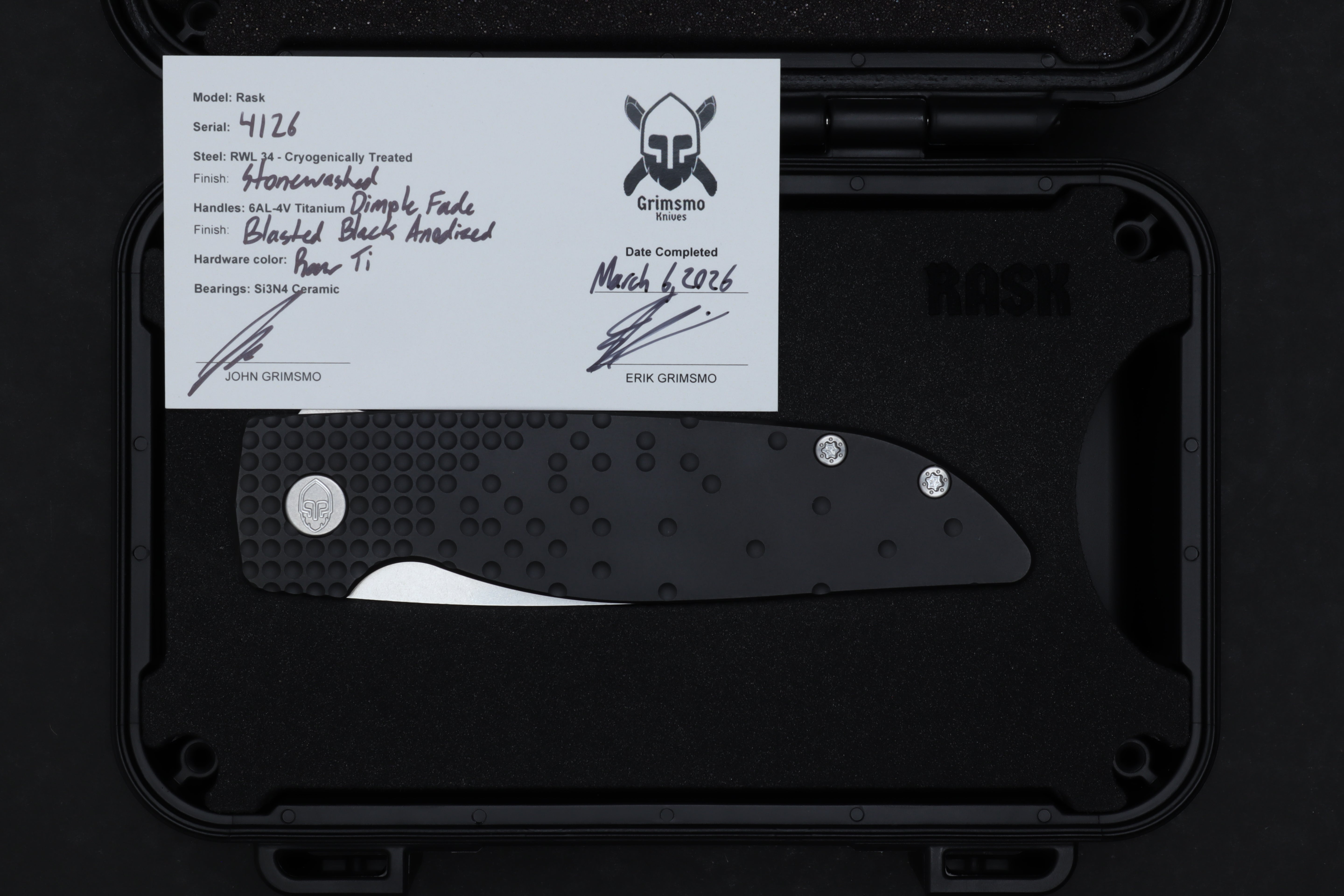 Rask #4126 9278340309