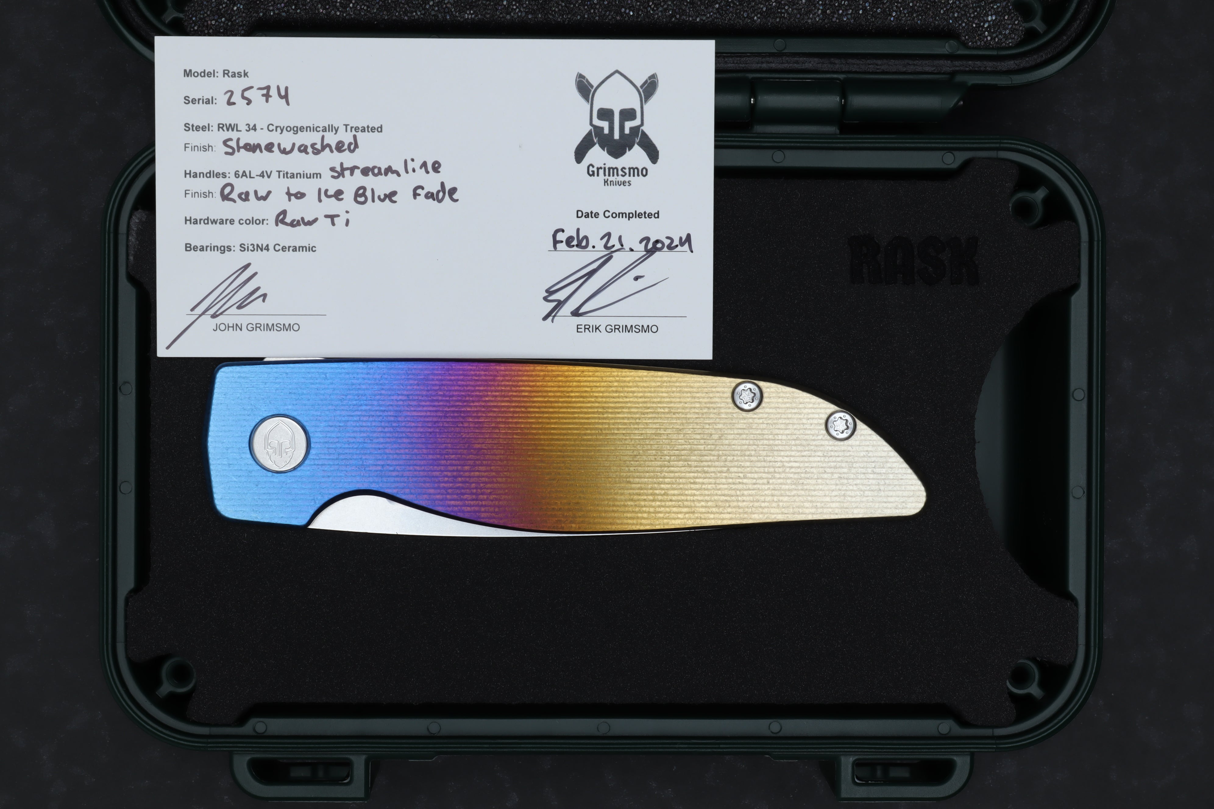 Rask #2574 9278340222