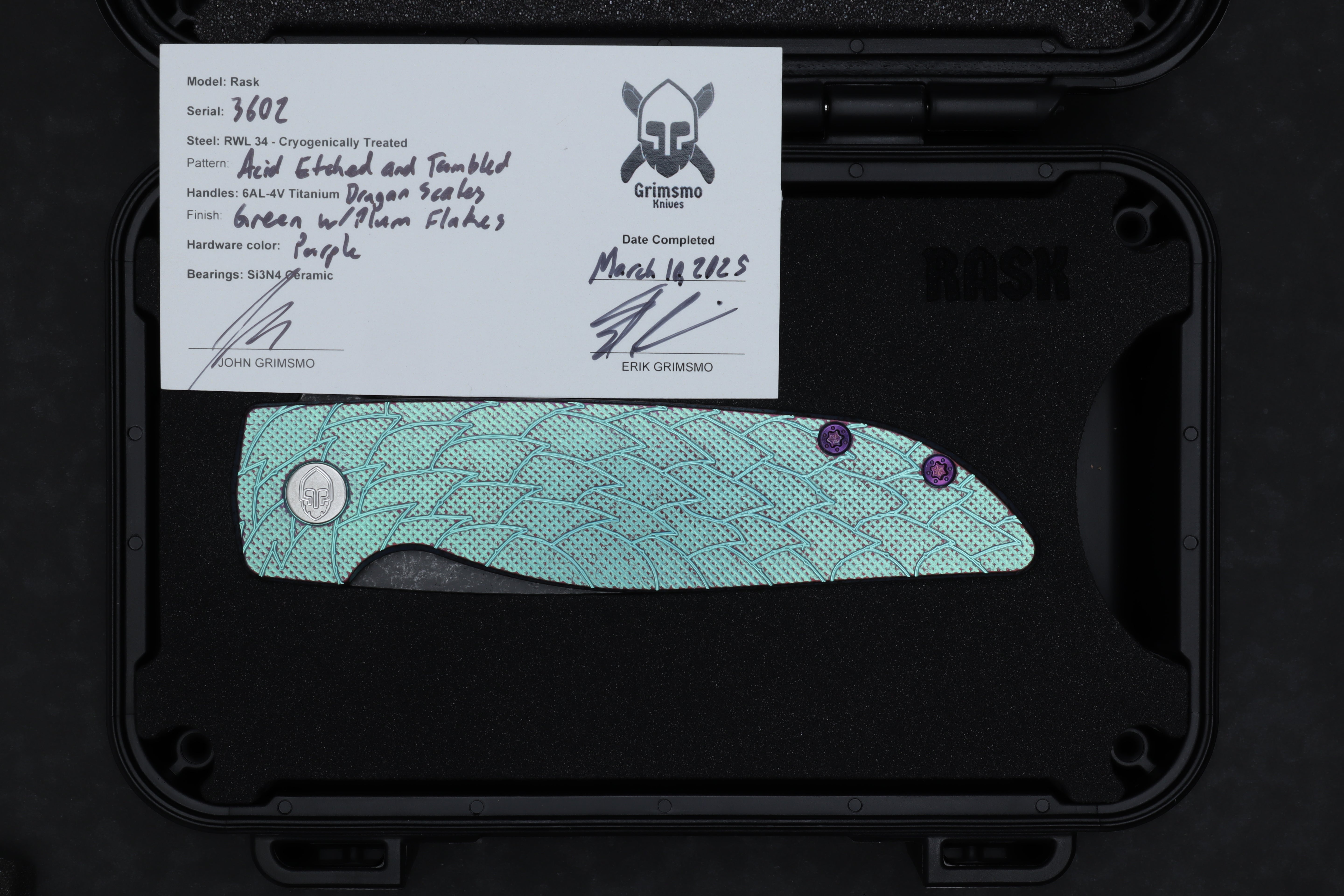 Rask #3602 9278340312