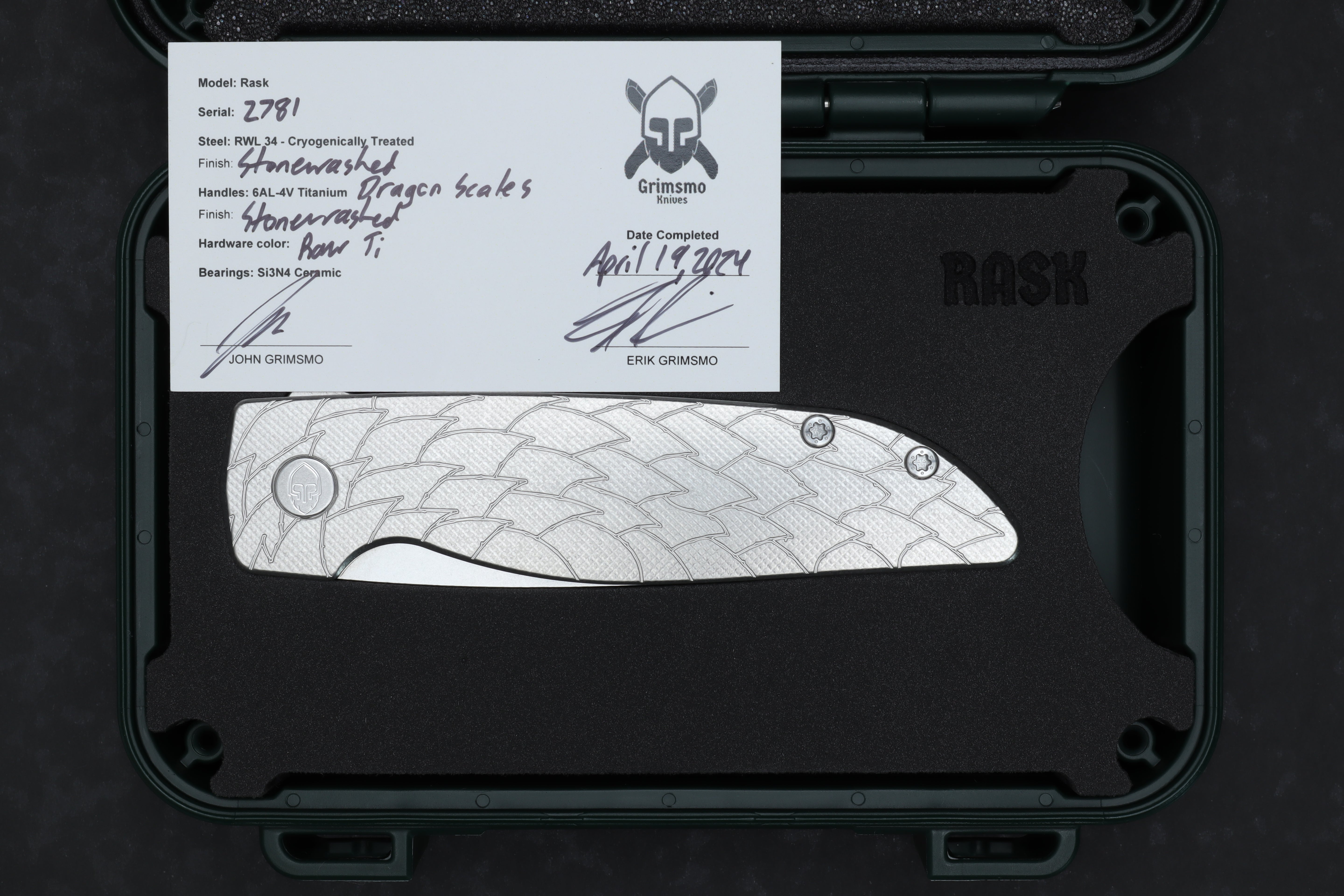 Rask #2781 9278340423