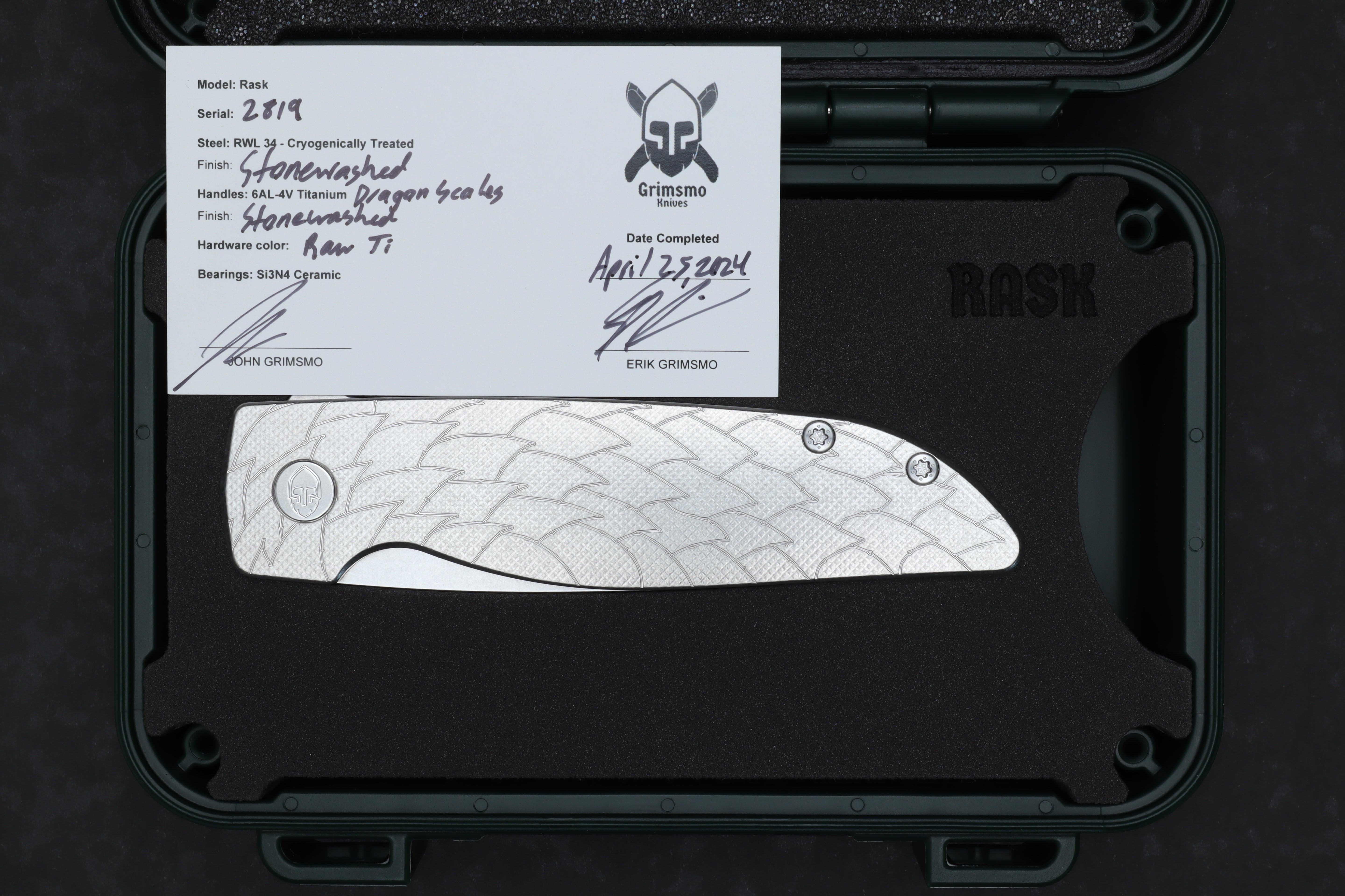 Rask #2819 9278340426