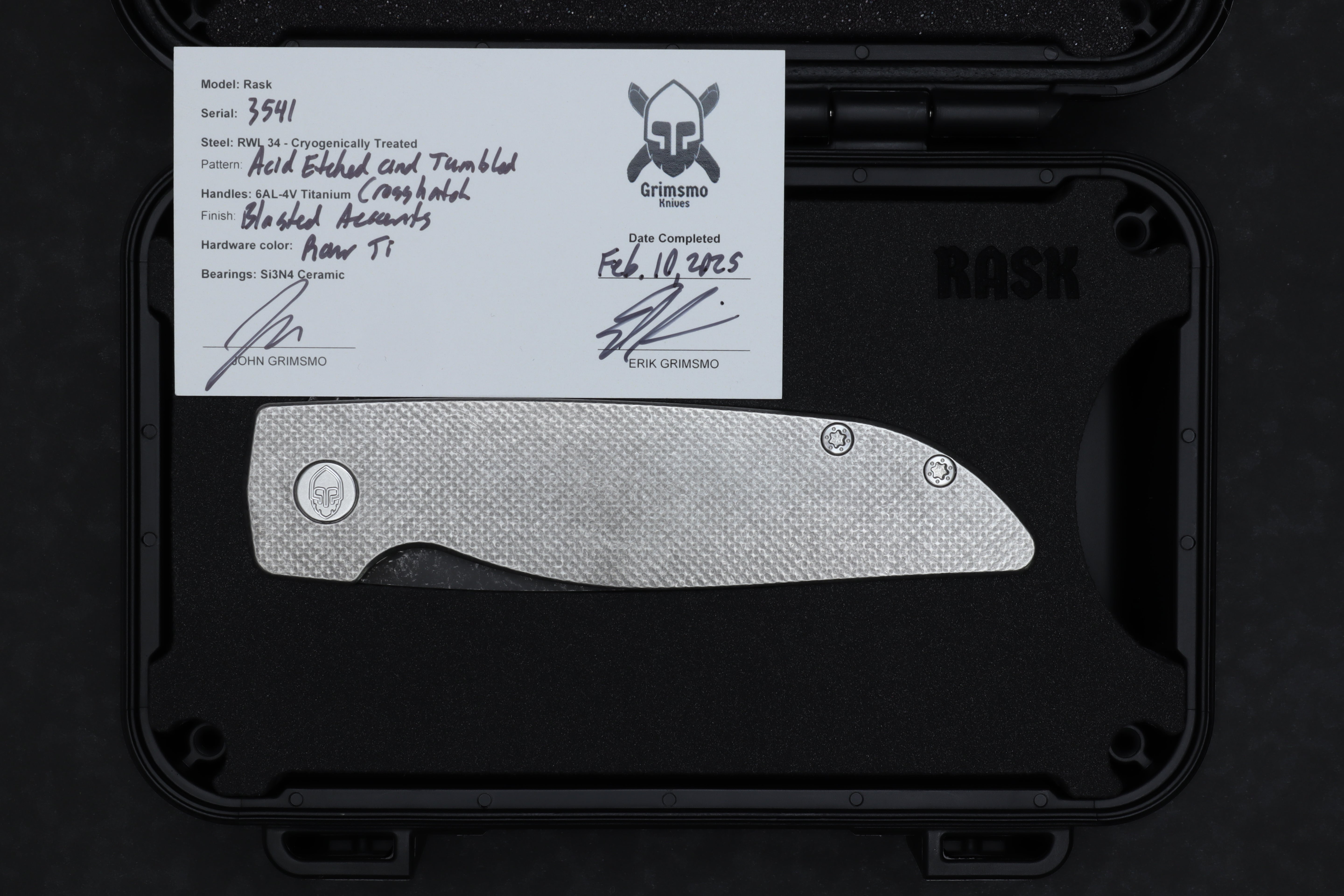 Rask #3541 9278340211