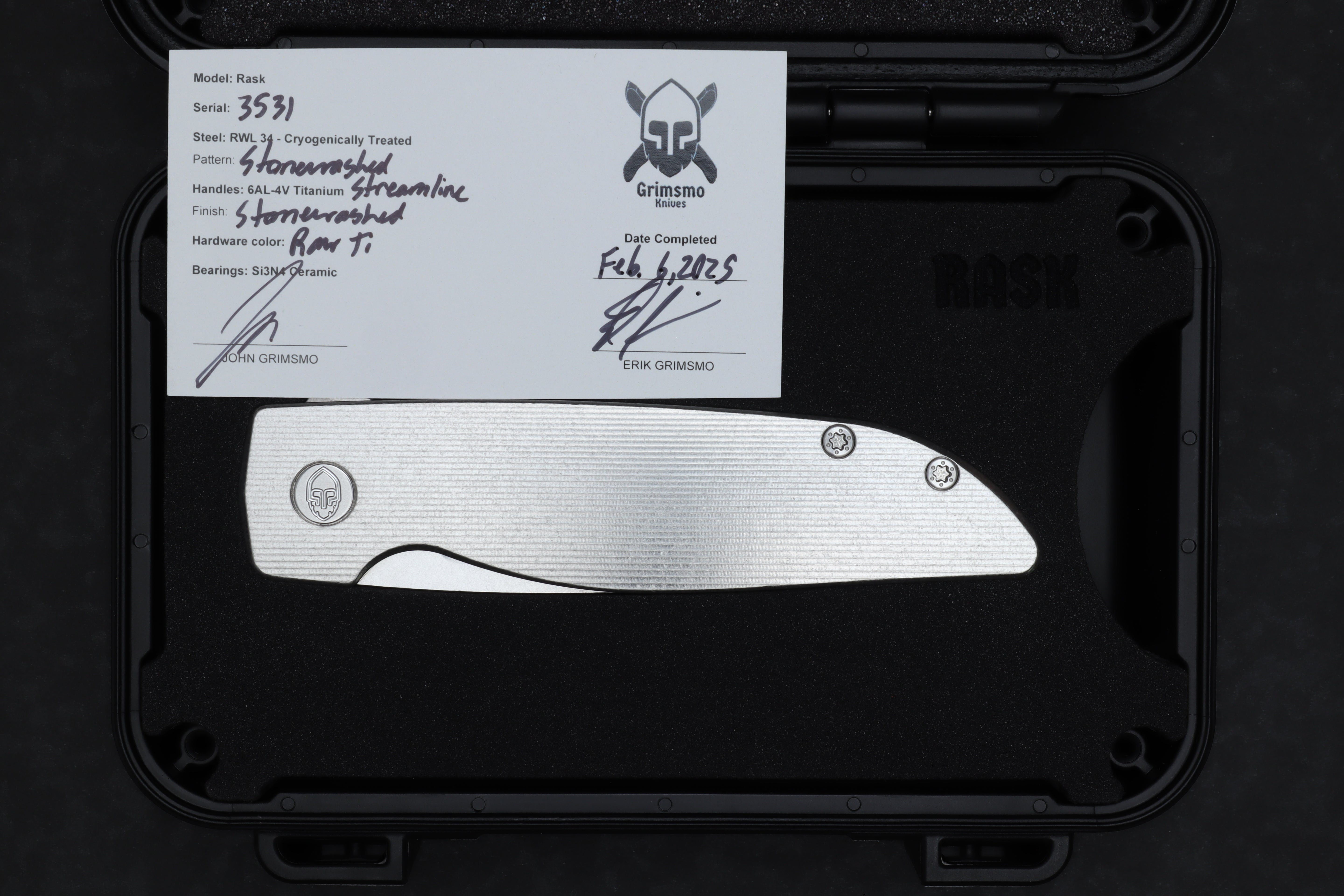 Rask #3531 9278340210