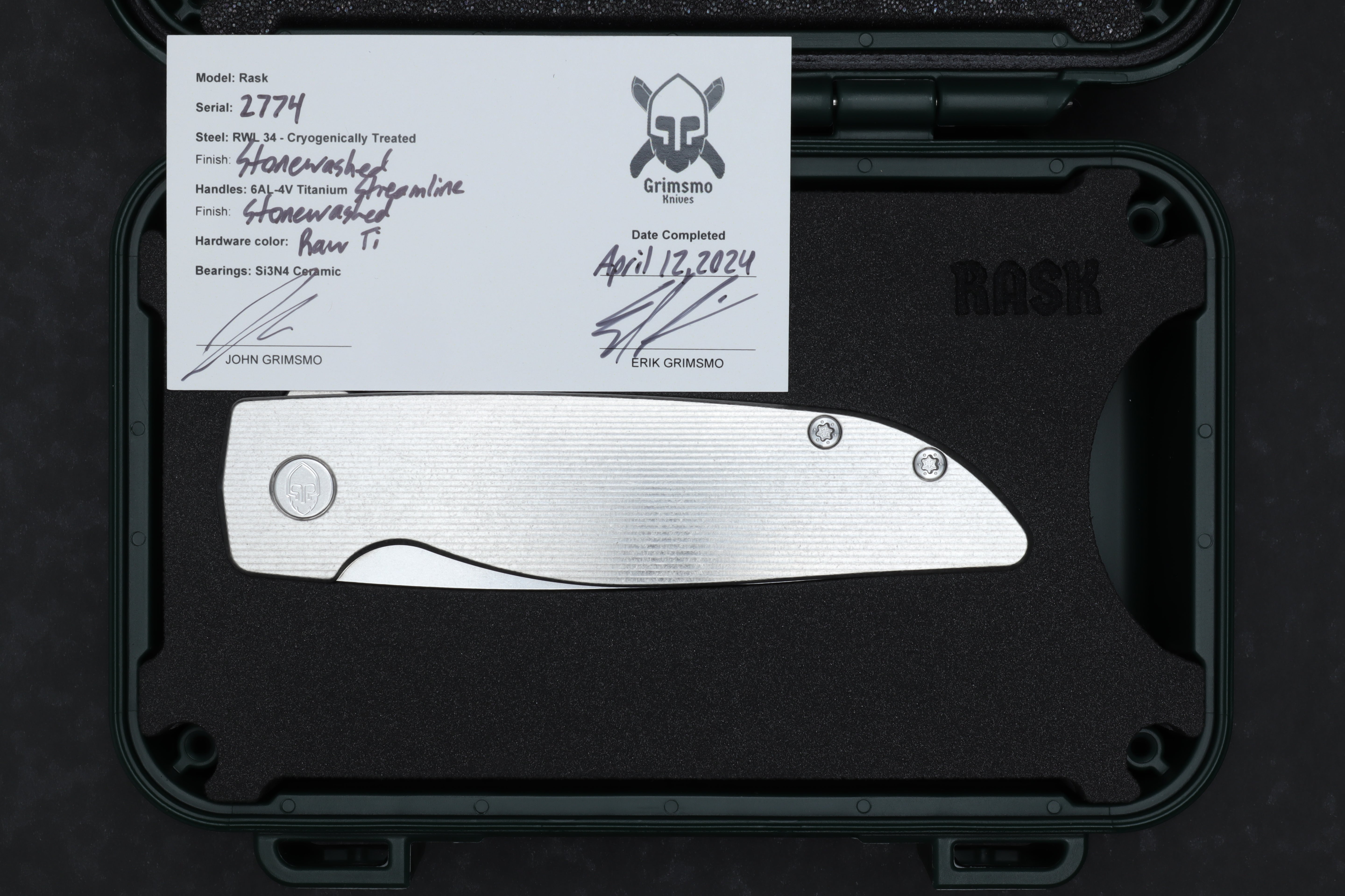 Rask #2774 9278340416