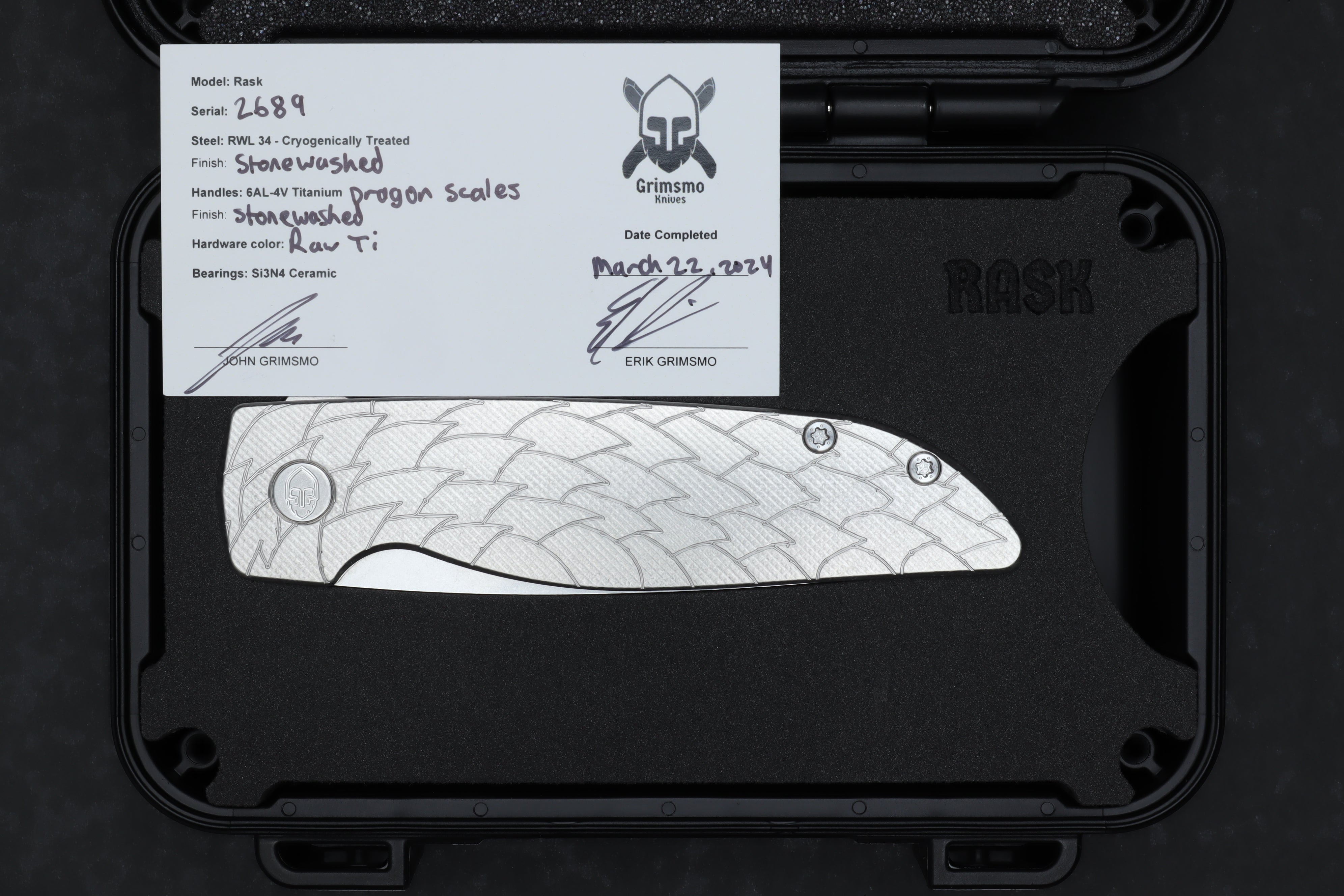 Rask #2689 9278340328