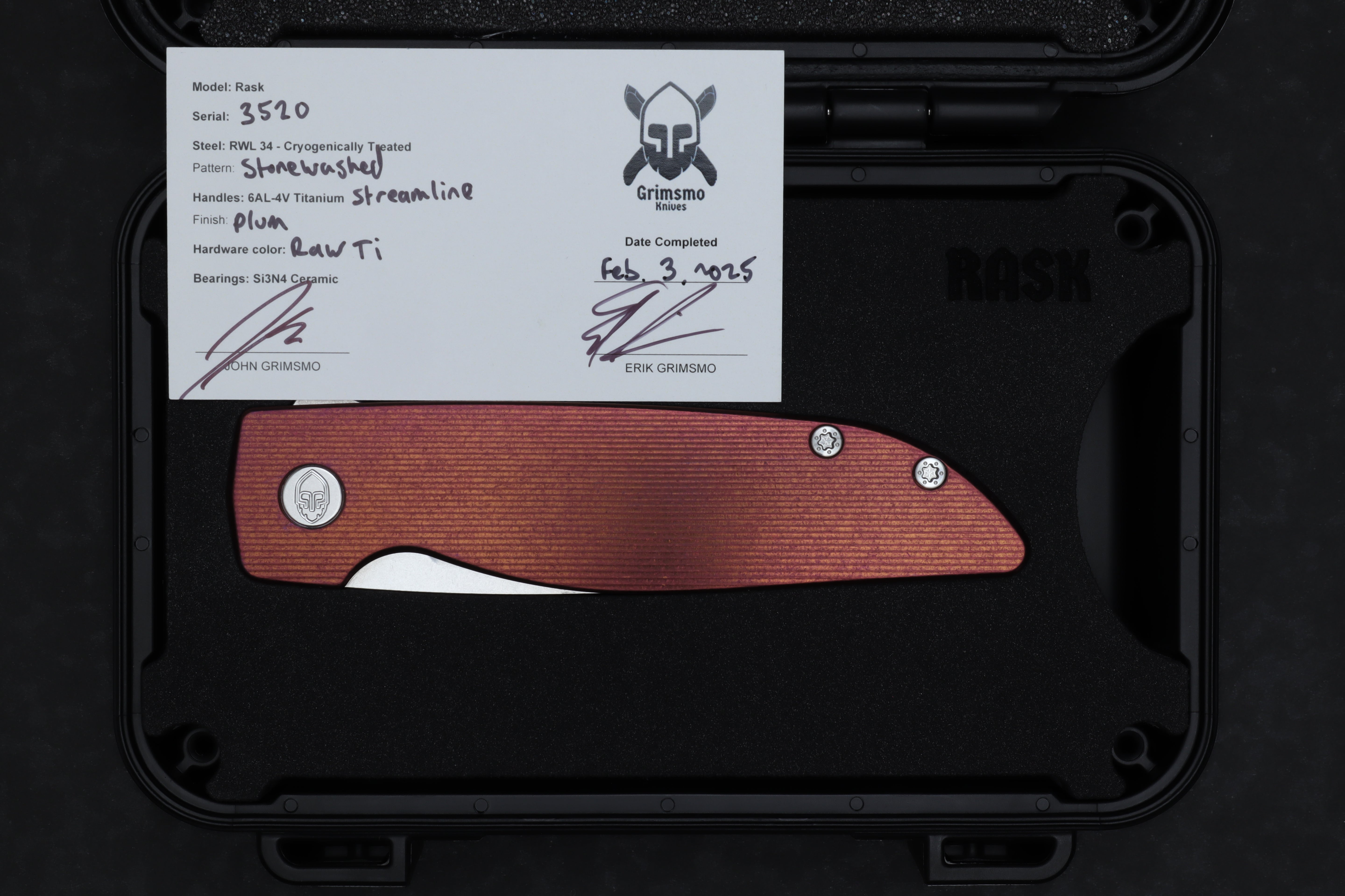 Rask #3520 9278340204