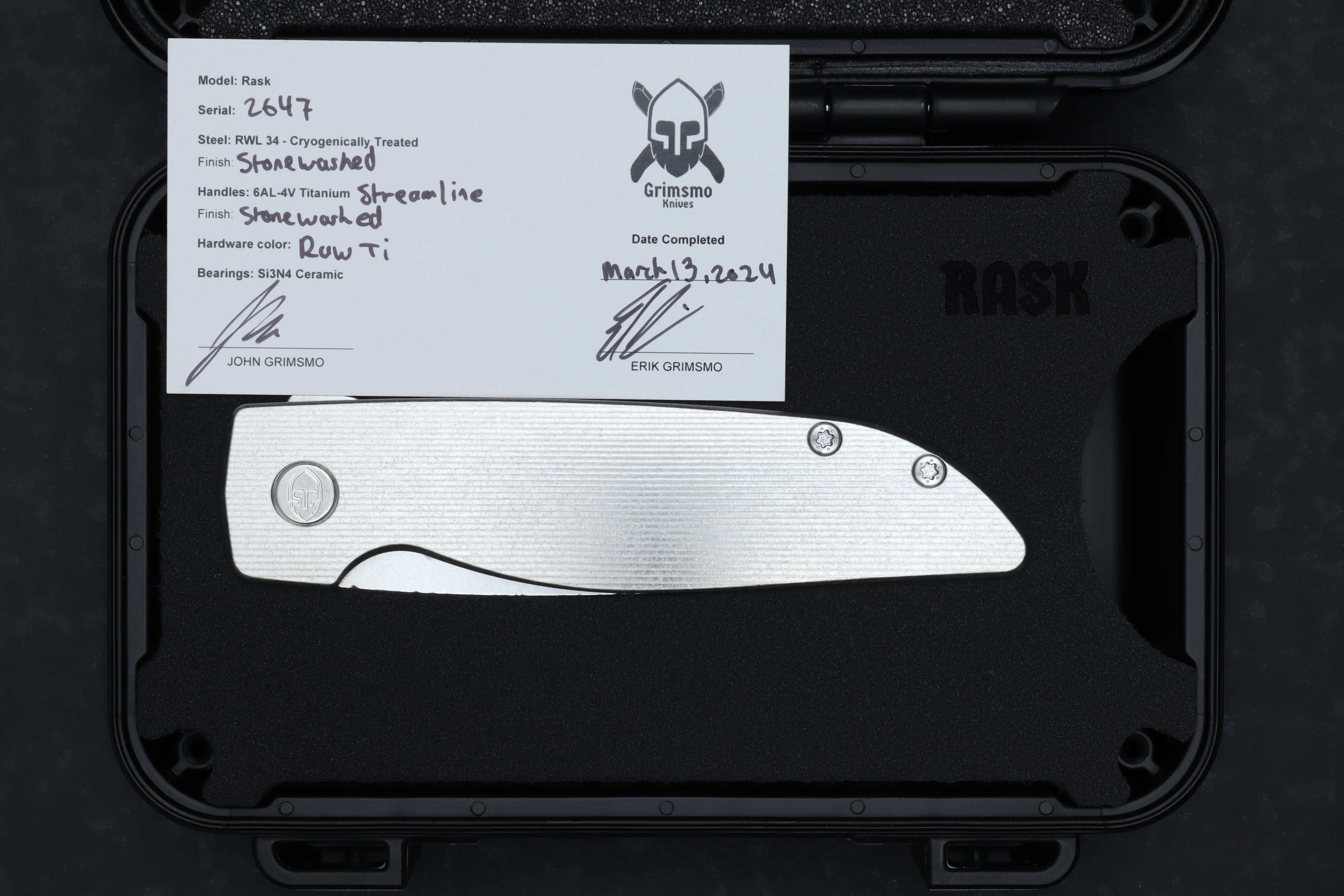 Rask #2647 9278340314