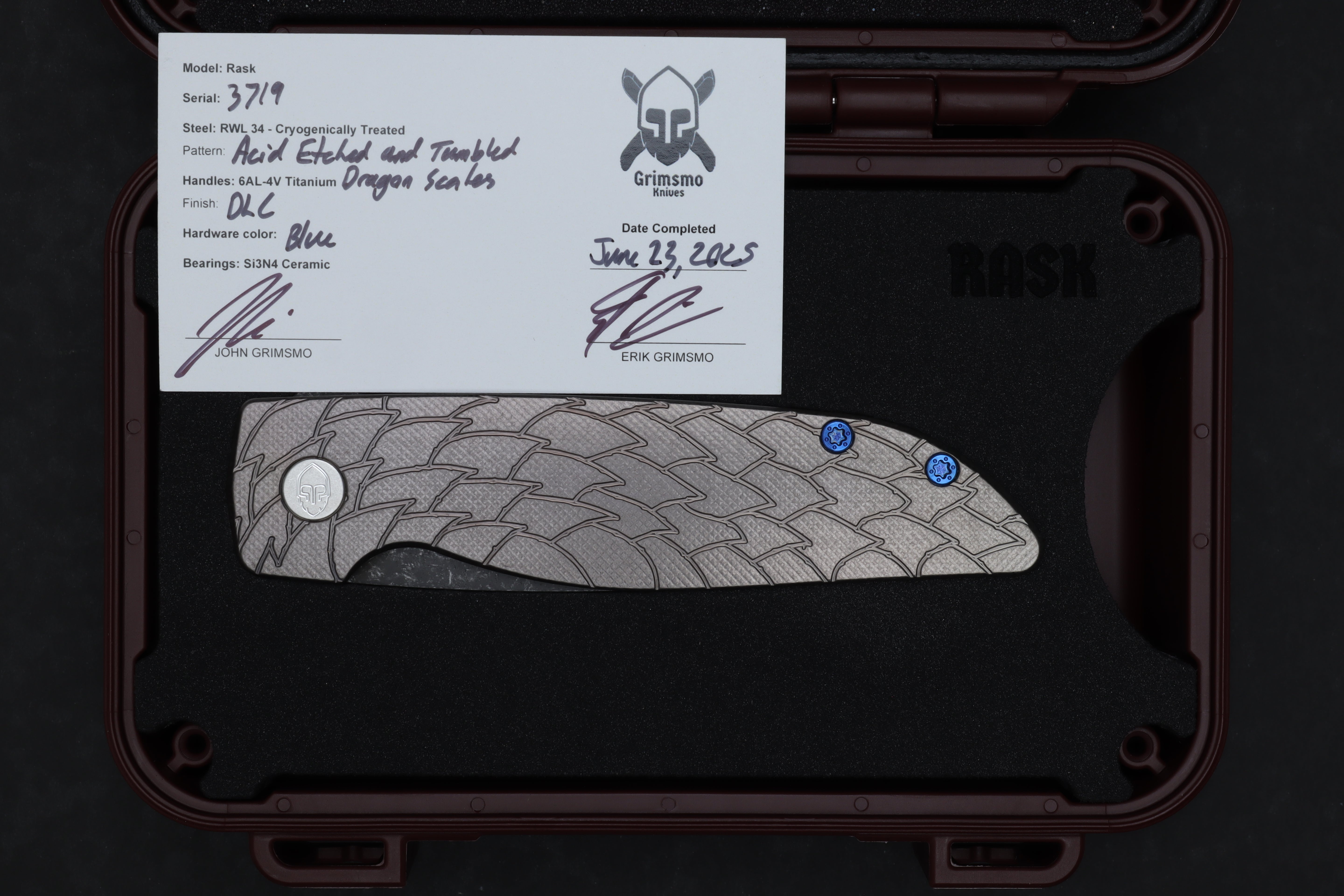 Rask #3719 9278340624