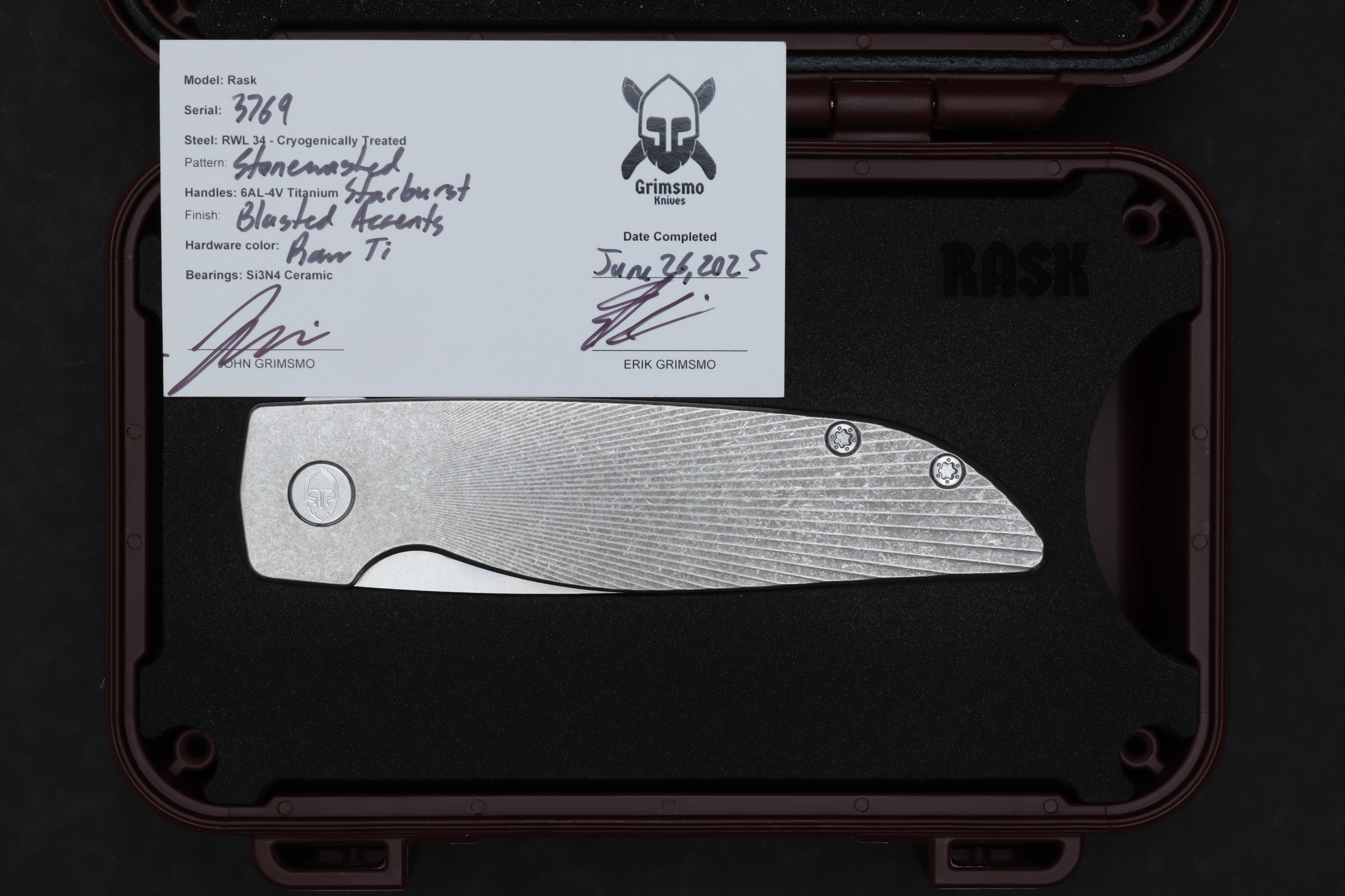 Rask #3769 9278340711