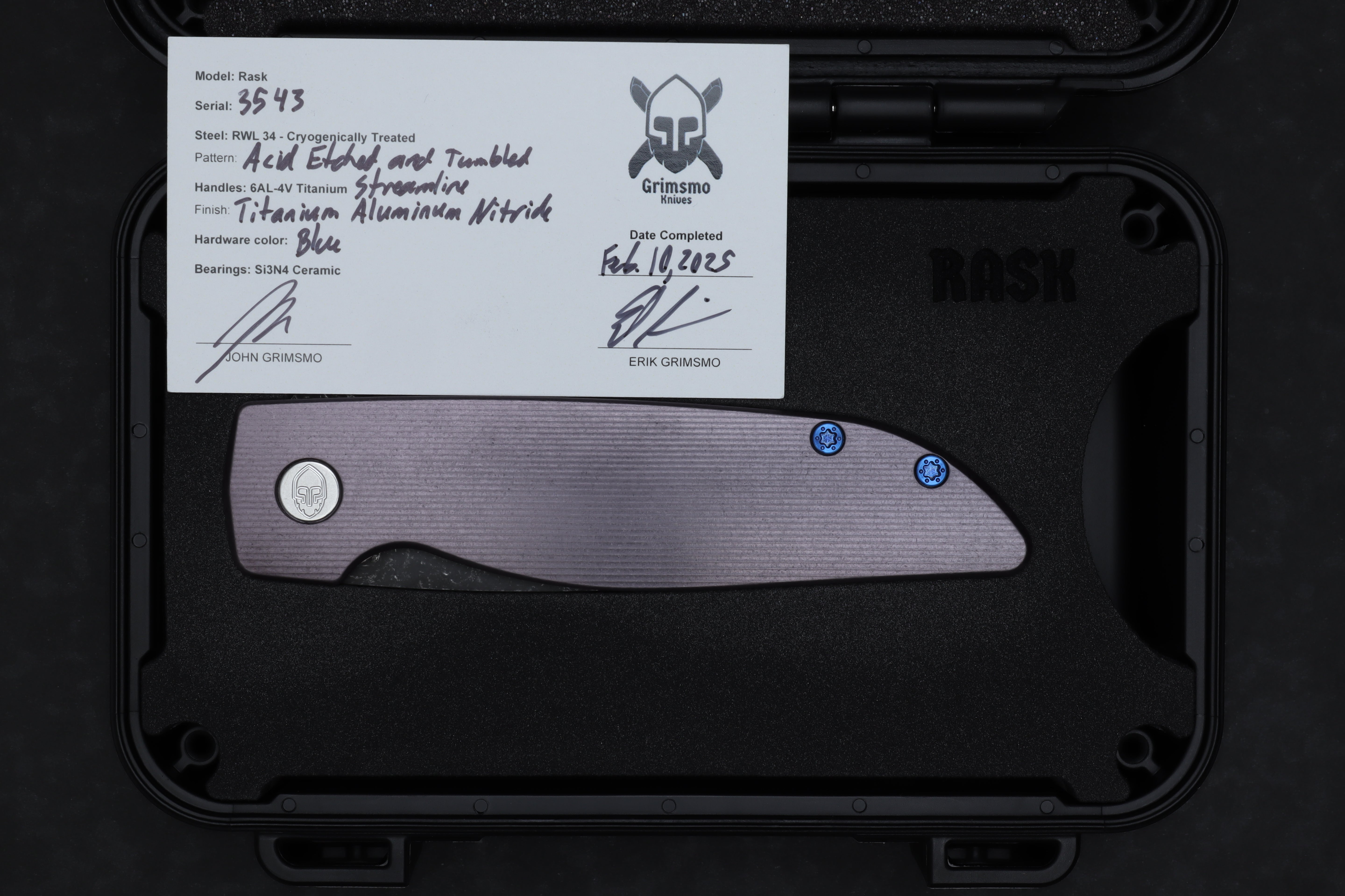 Rask #3543 9278340312