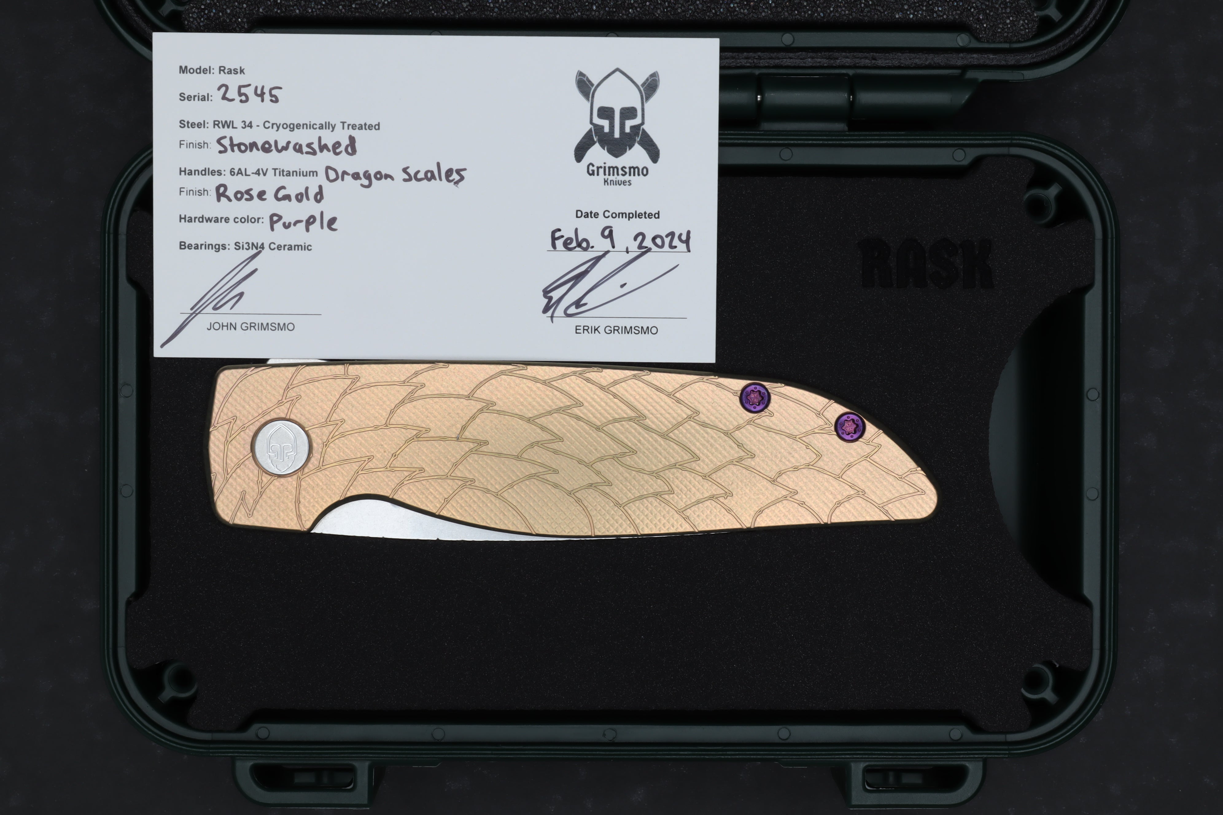 Rask #2545 9278340213