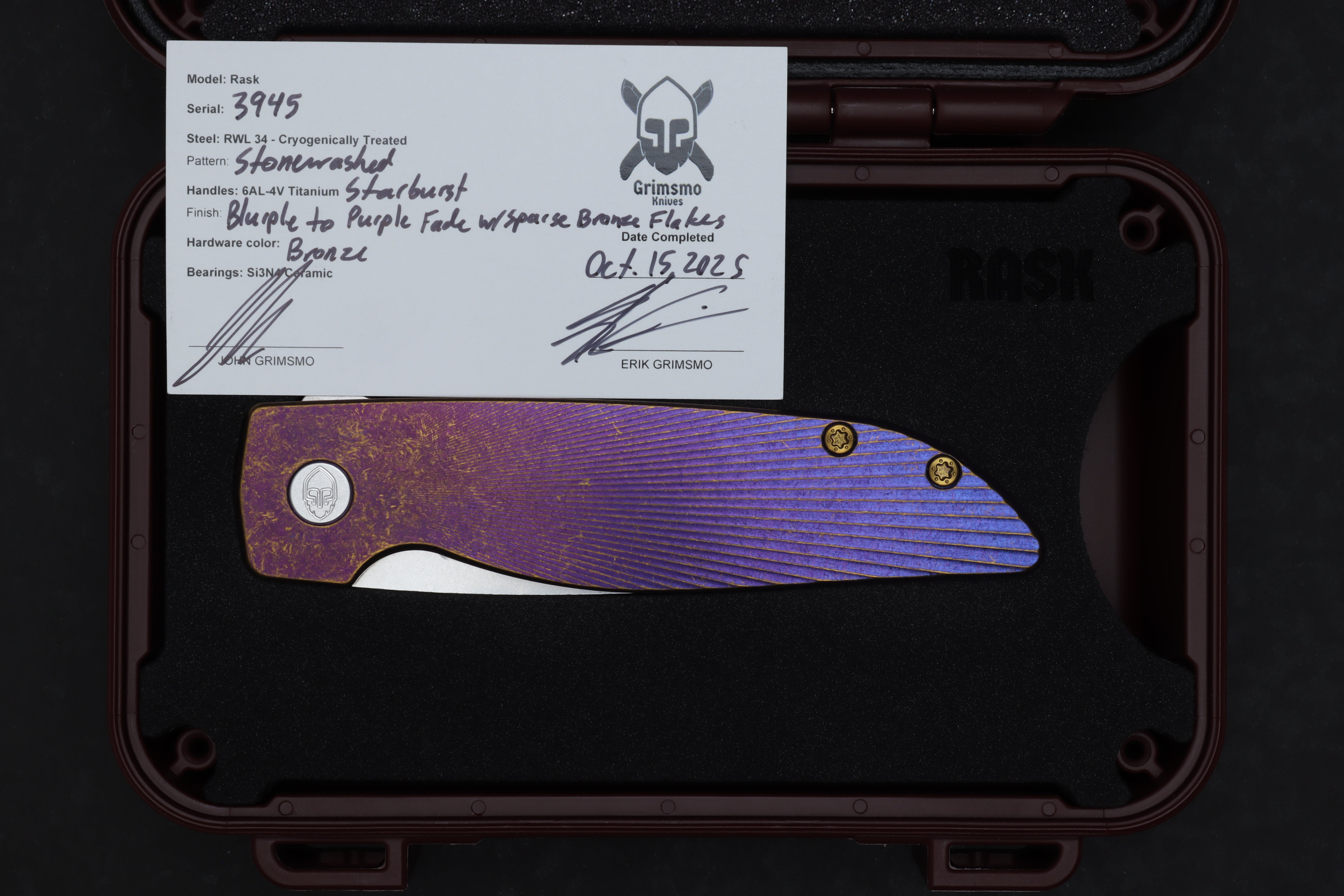 Rask #3945 9278341103