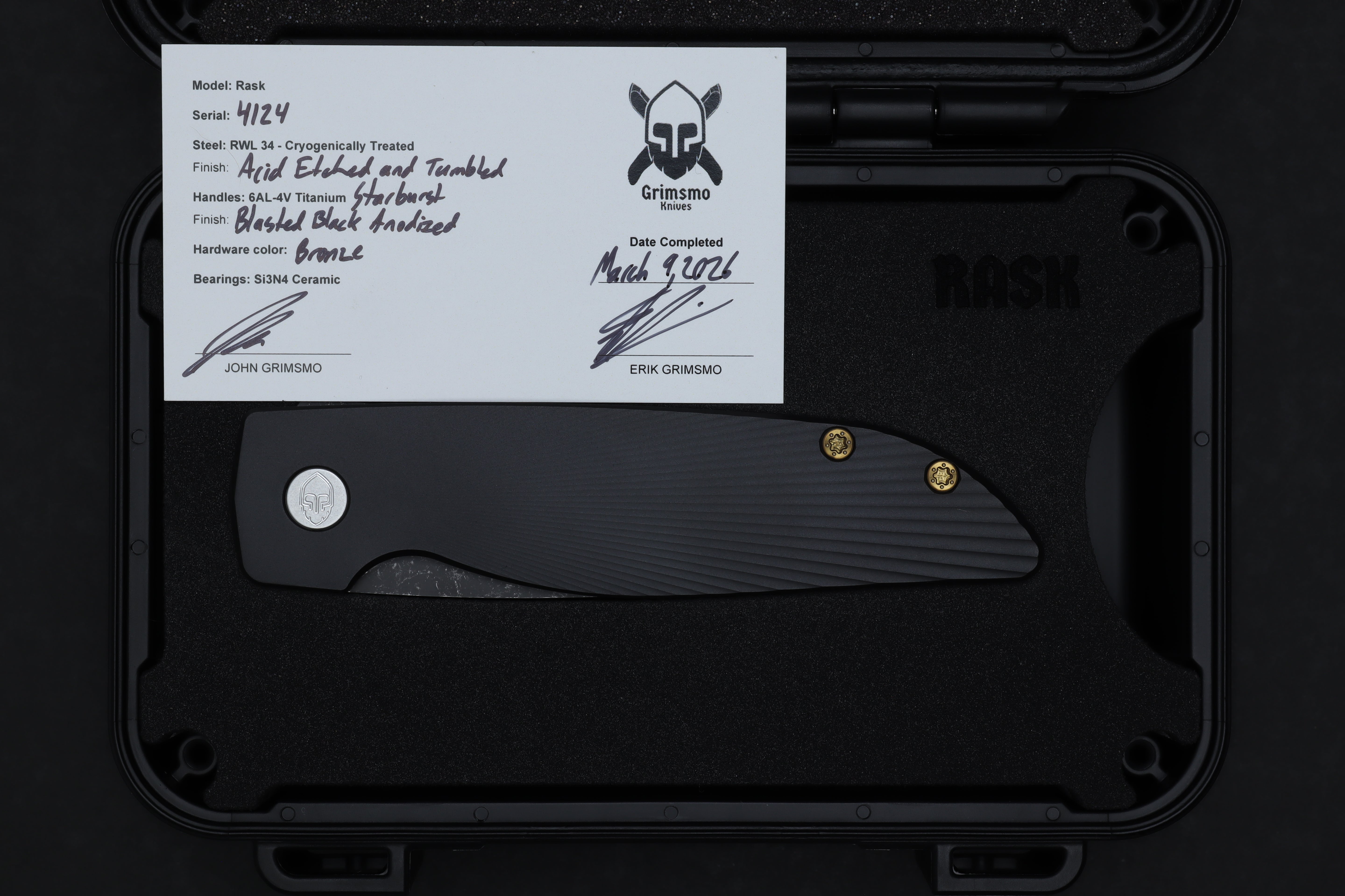 Rask #4124 9278340310