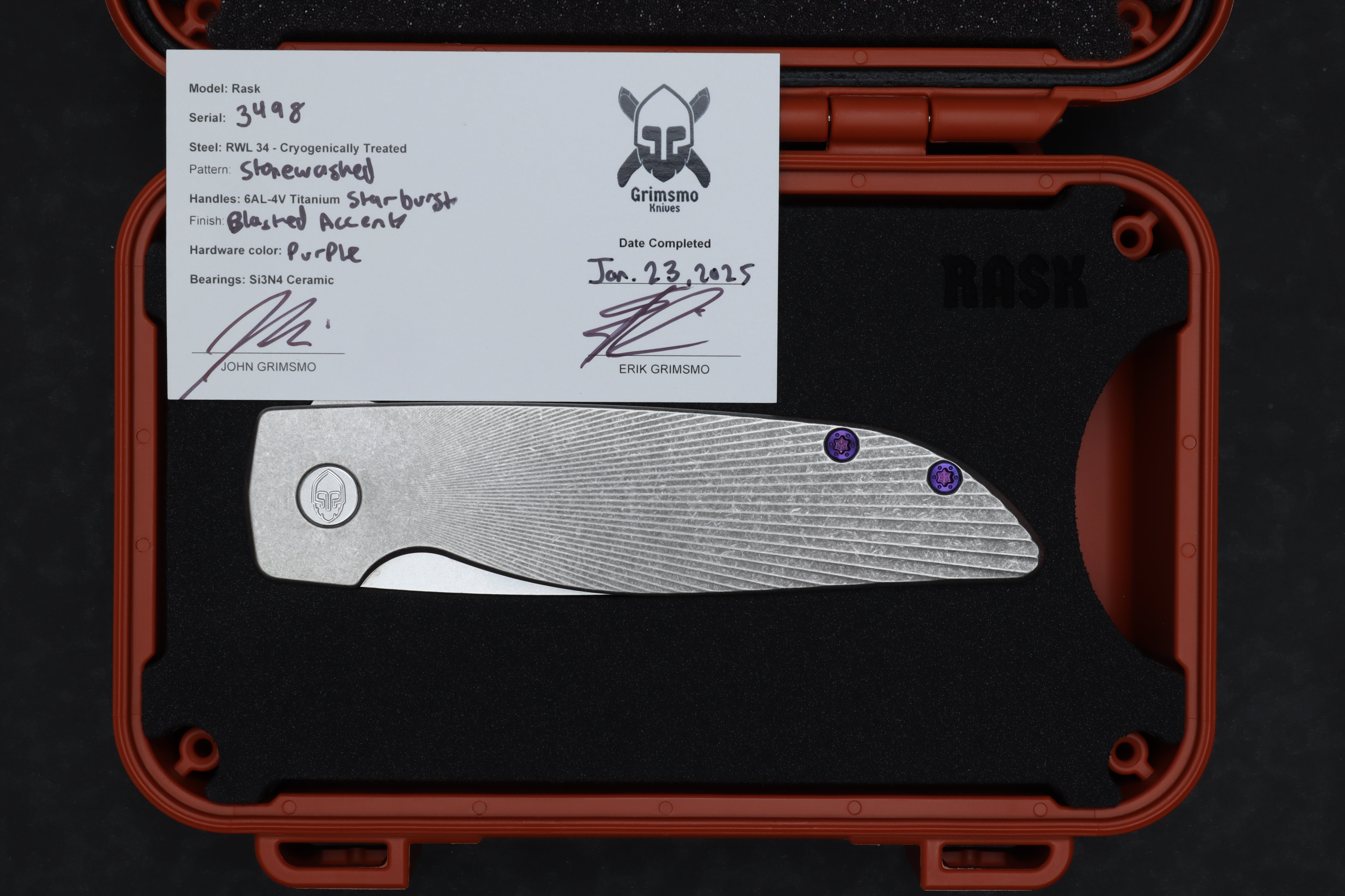 Rask #3498 9278340124