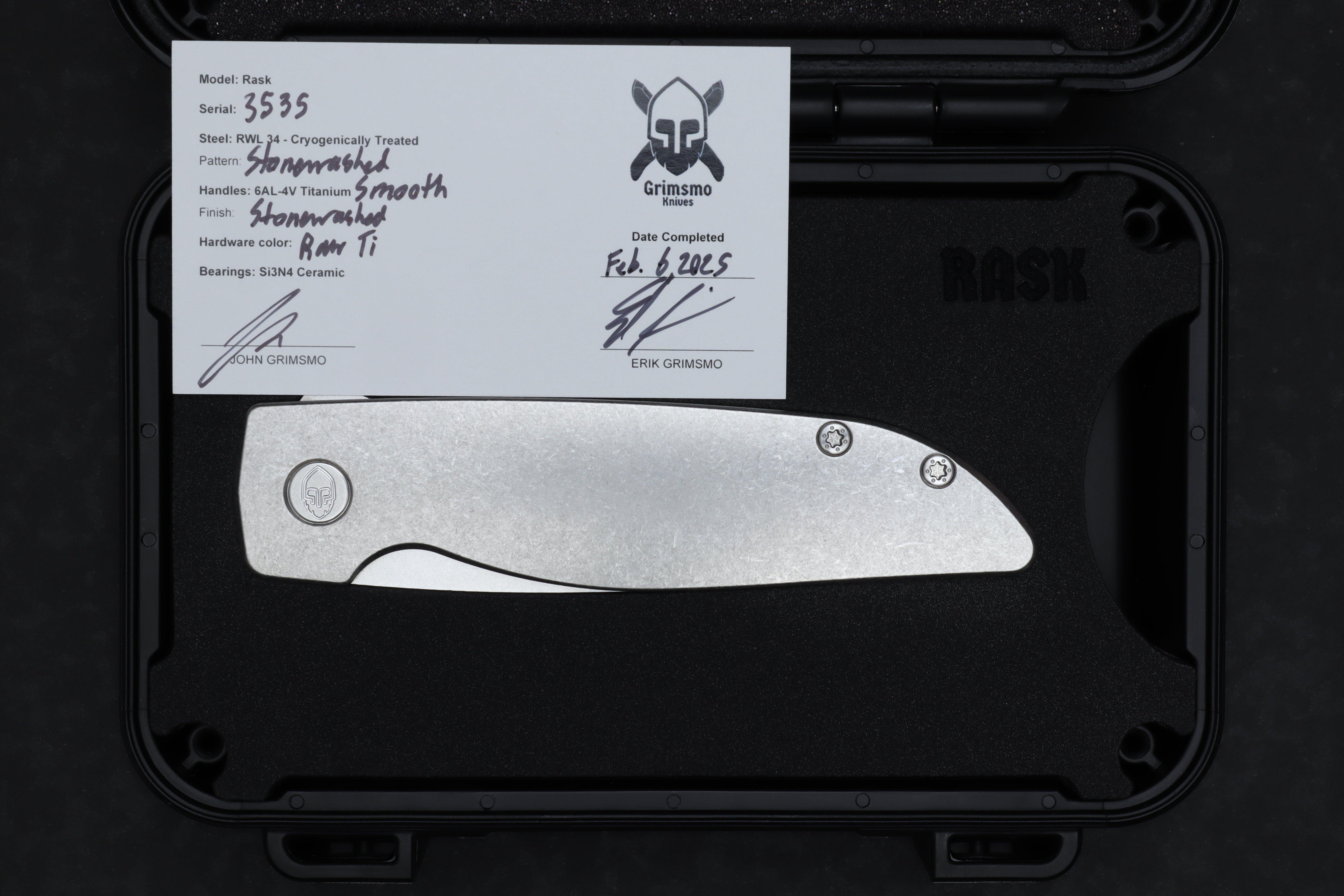 Rask #3535 9278340210