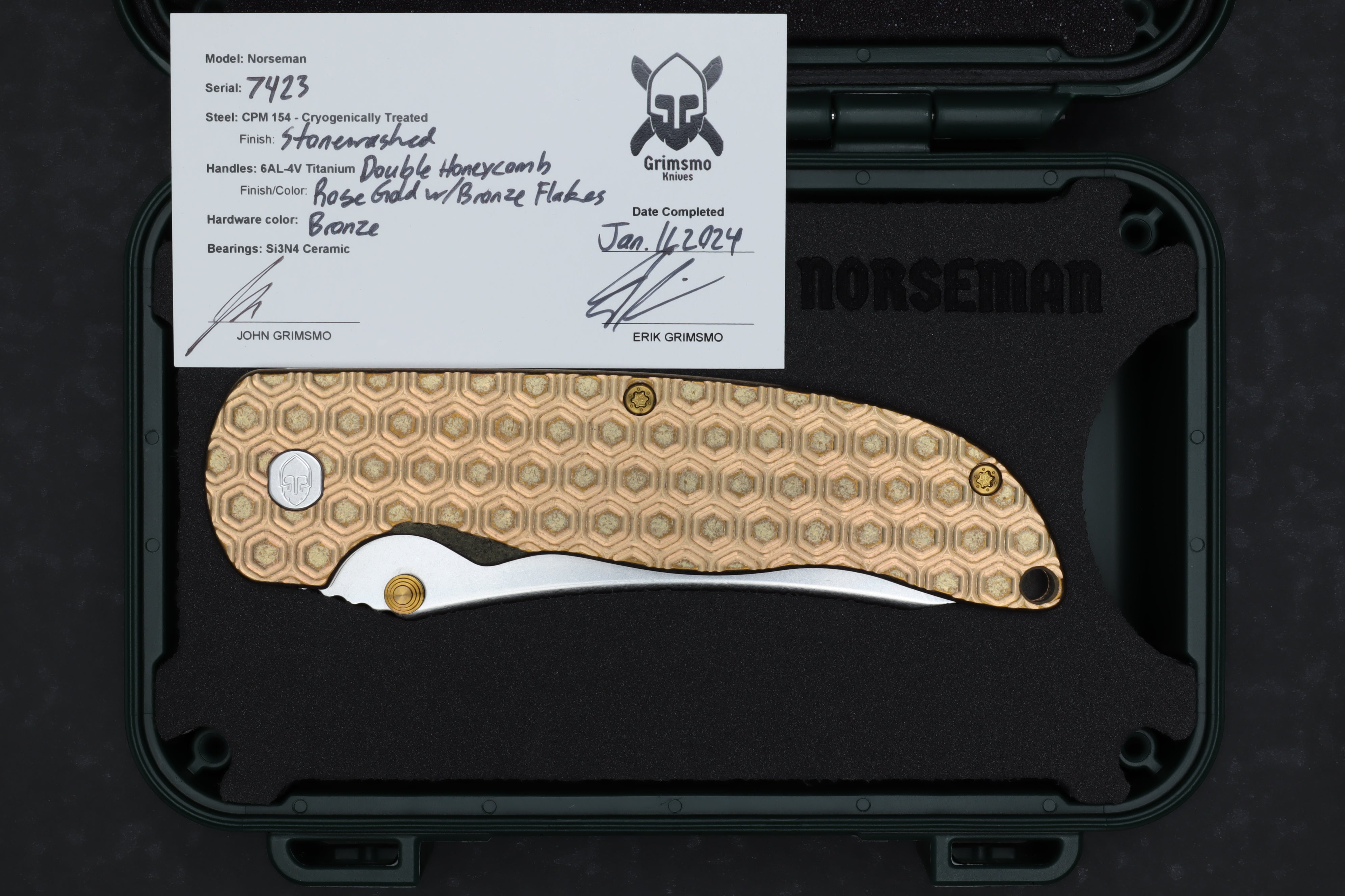 Norseman #7423 8732910112