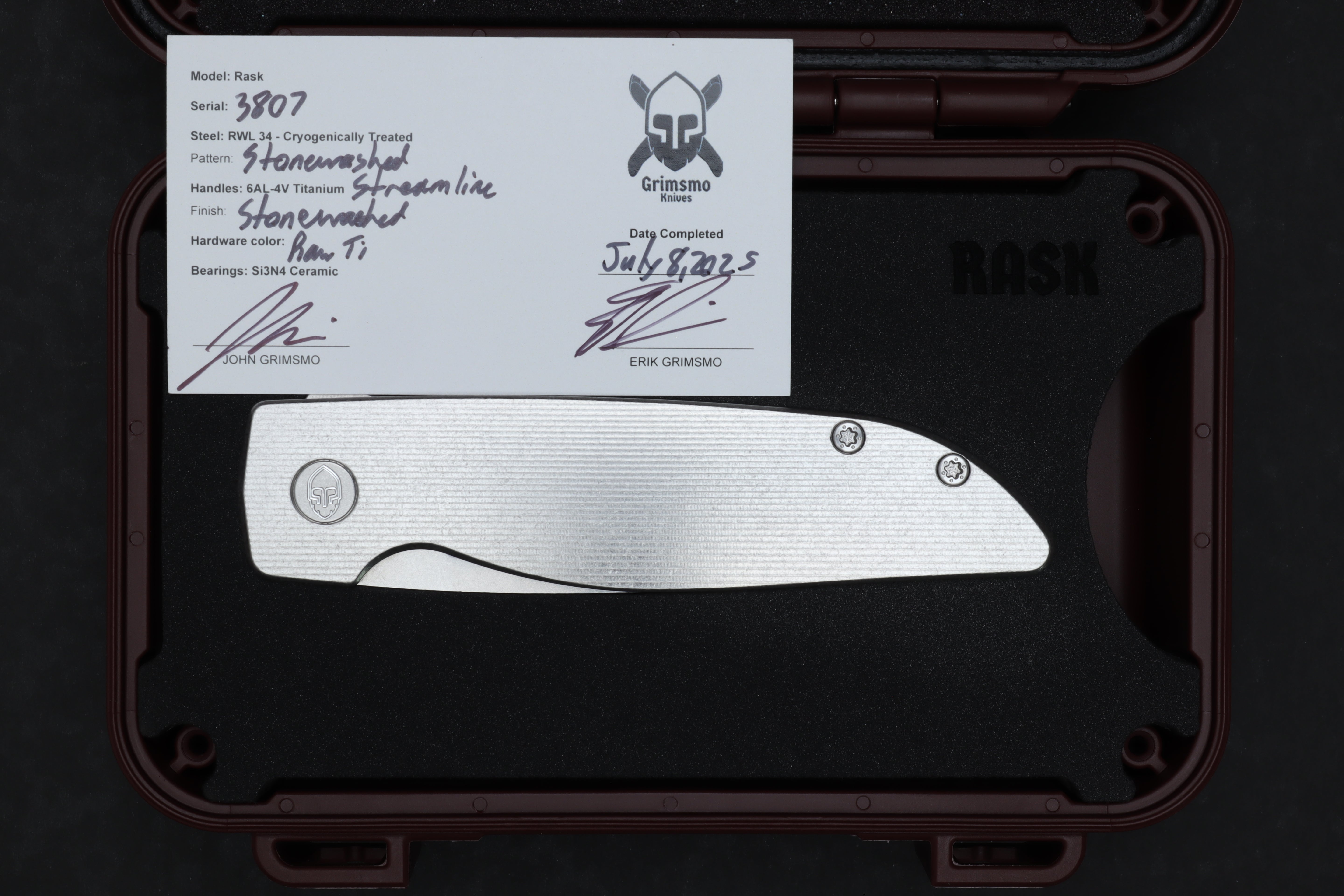 Rask #3807 9278340710