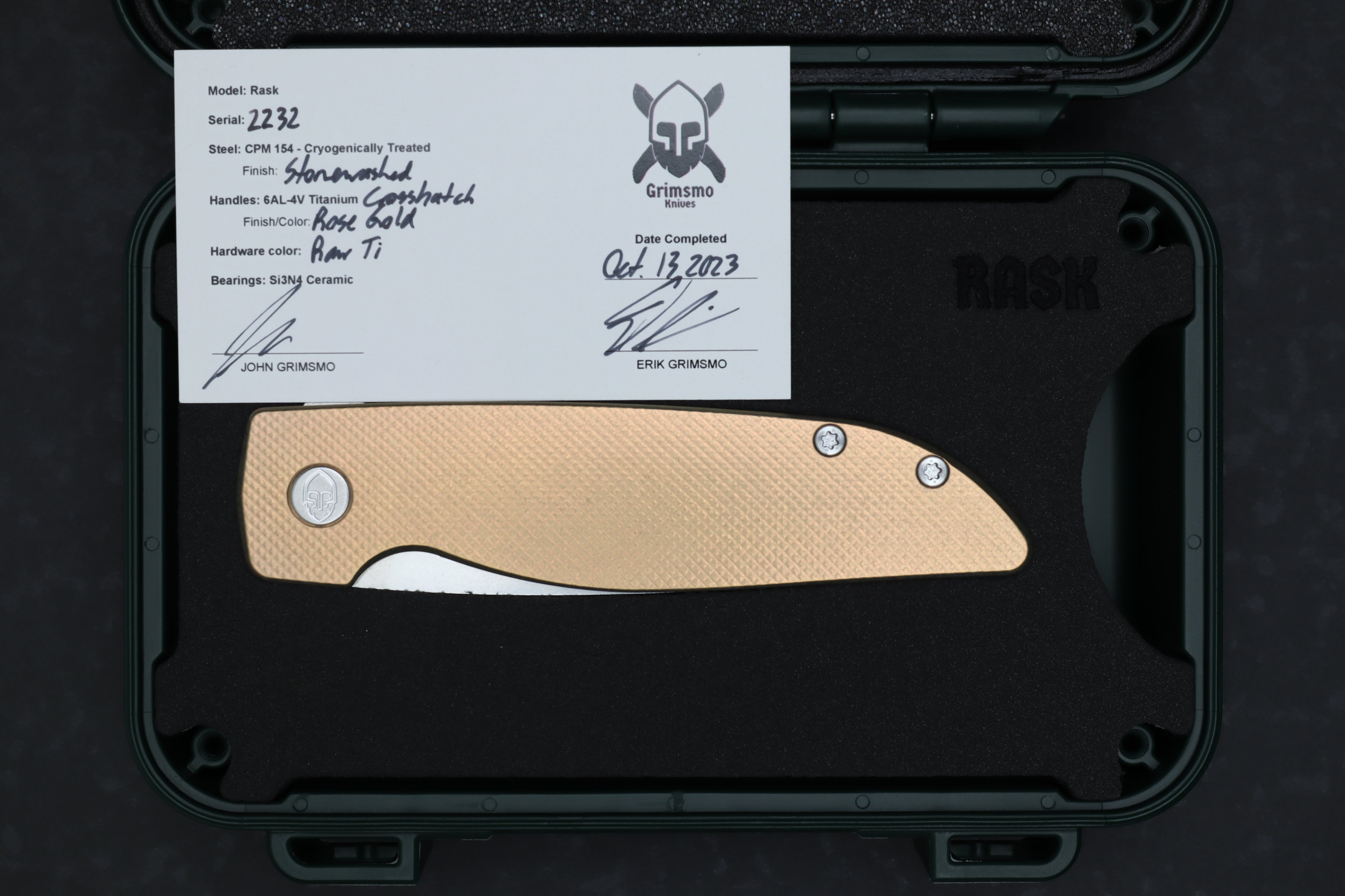 Rask #2232 83457271019