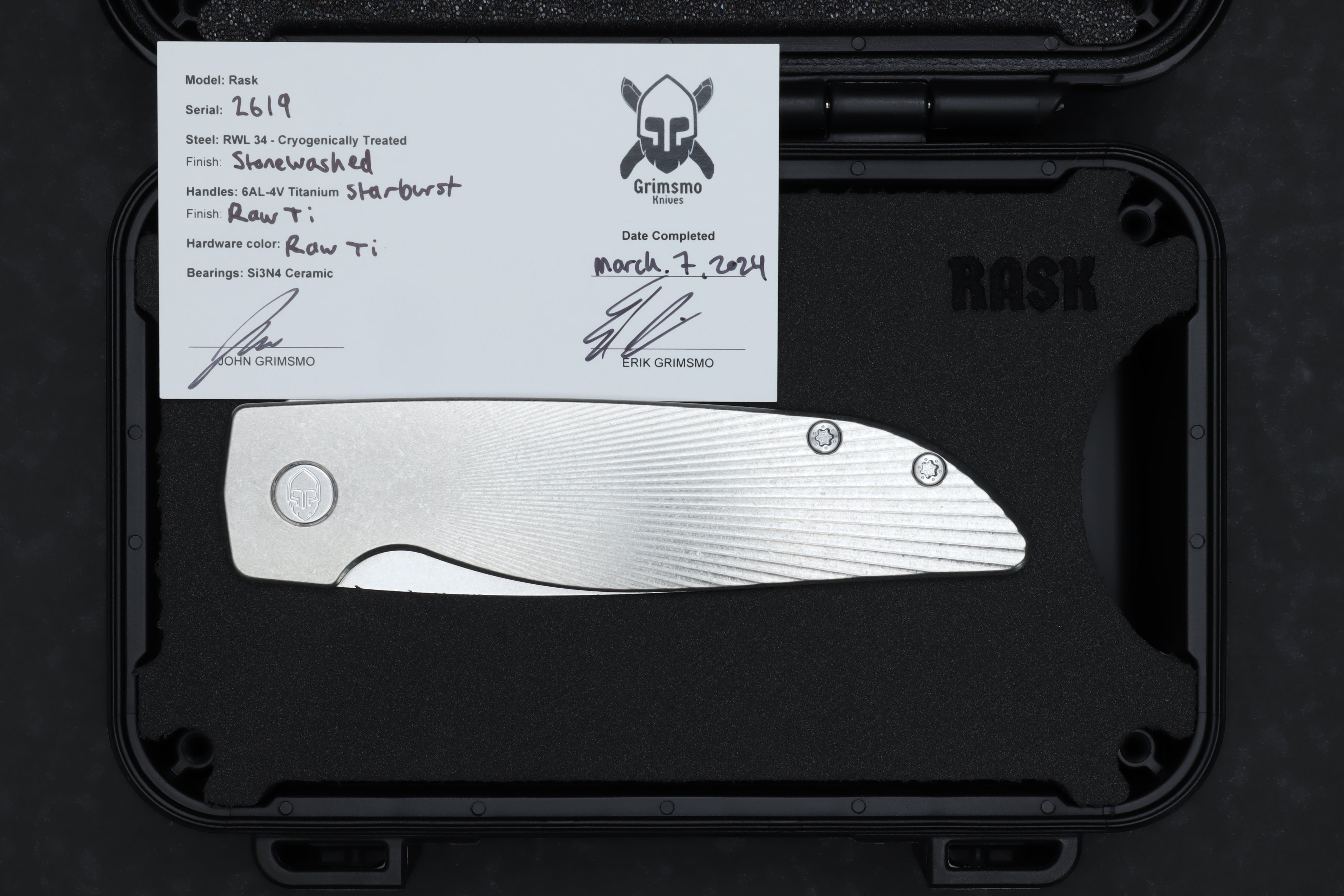 Rask #2619 9278340308