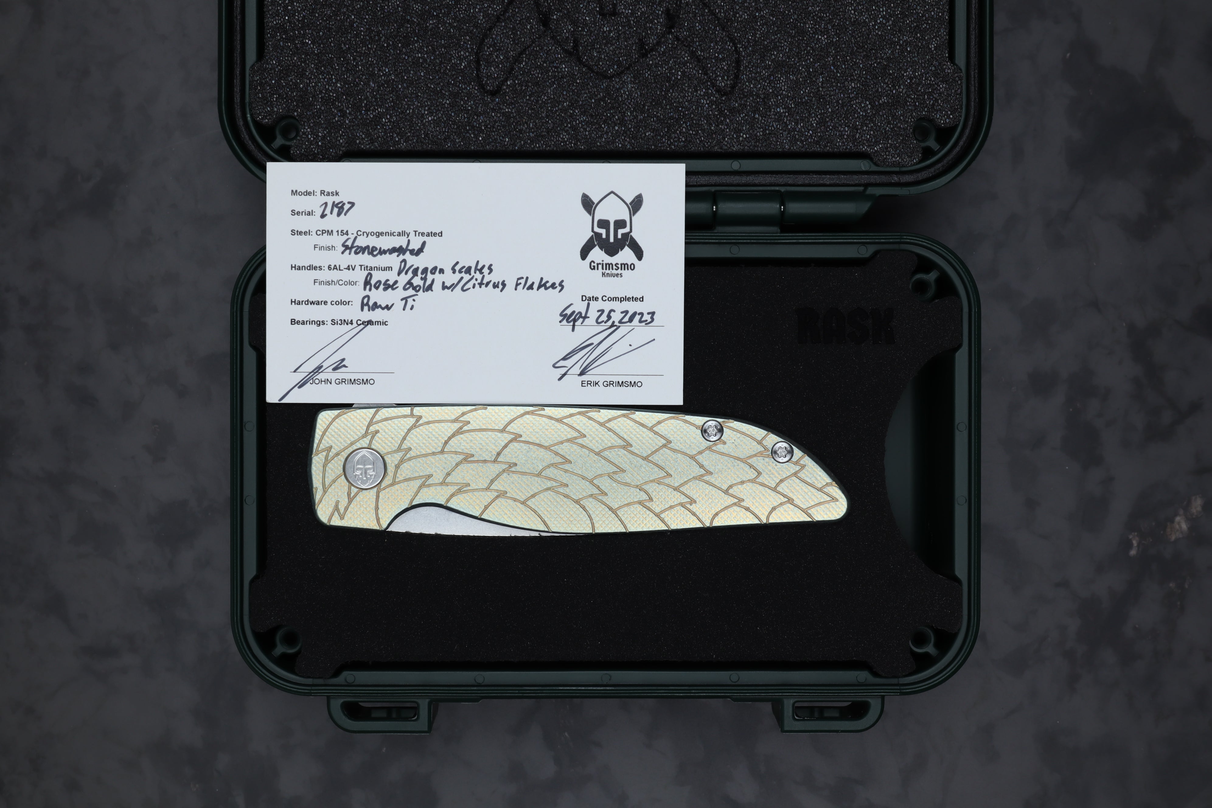 Rask #2187 83457270928