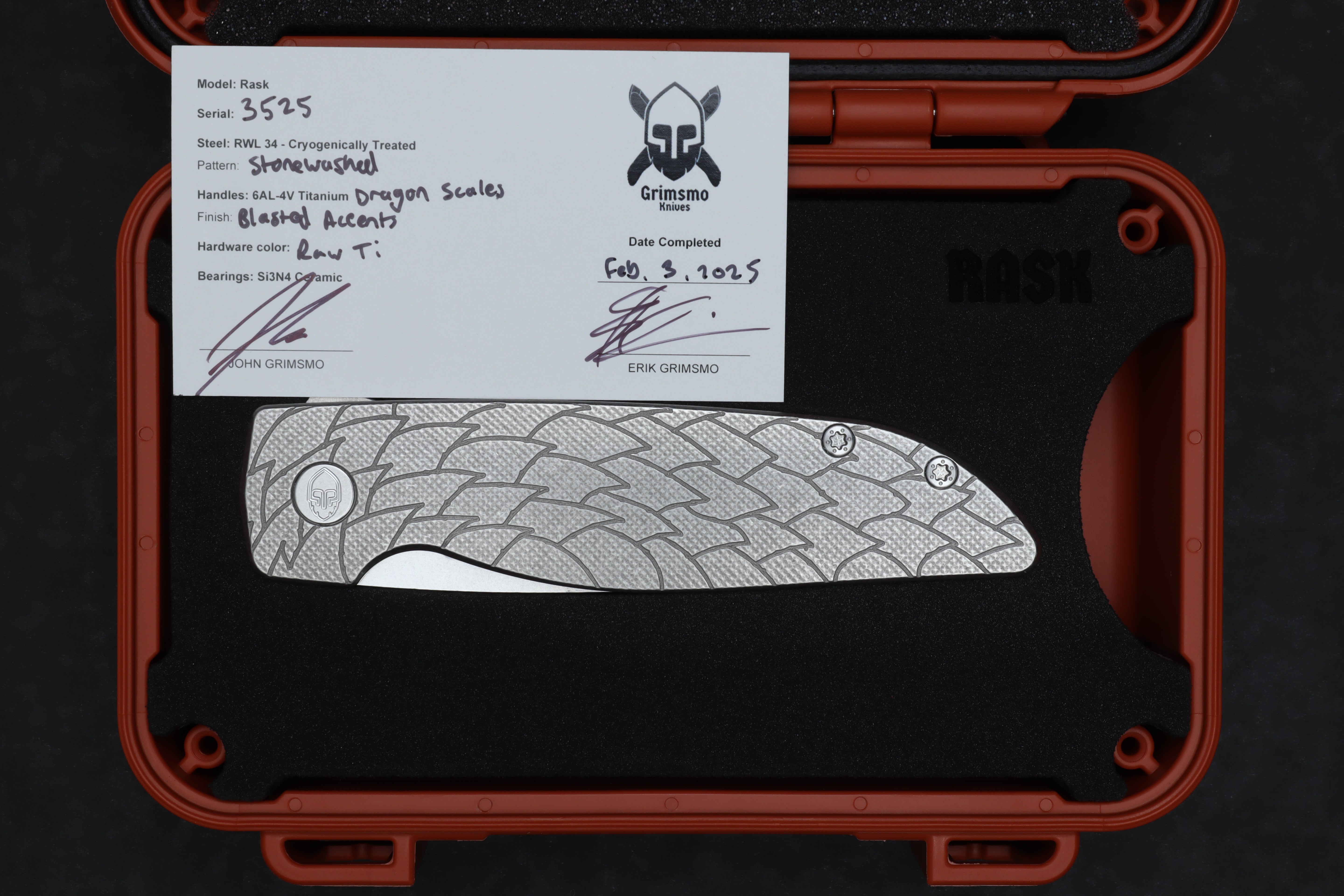 Rask #3525 9278340204