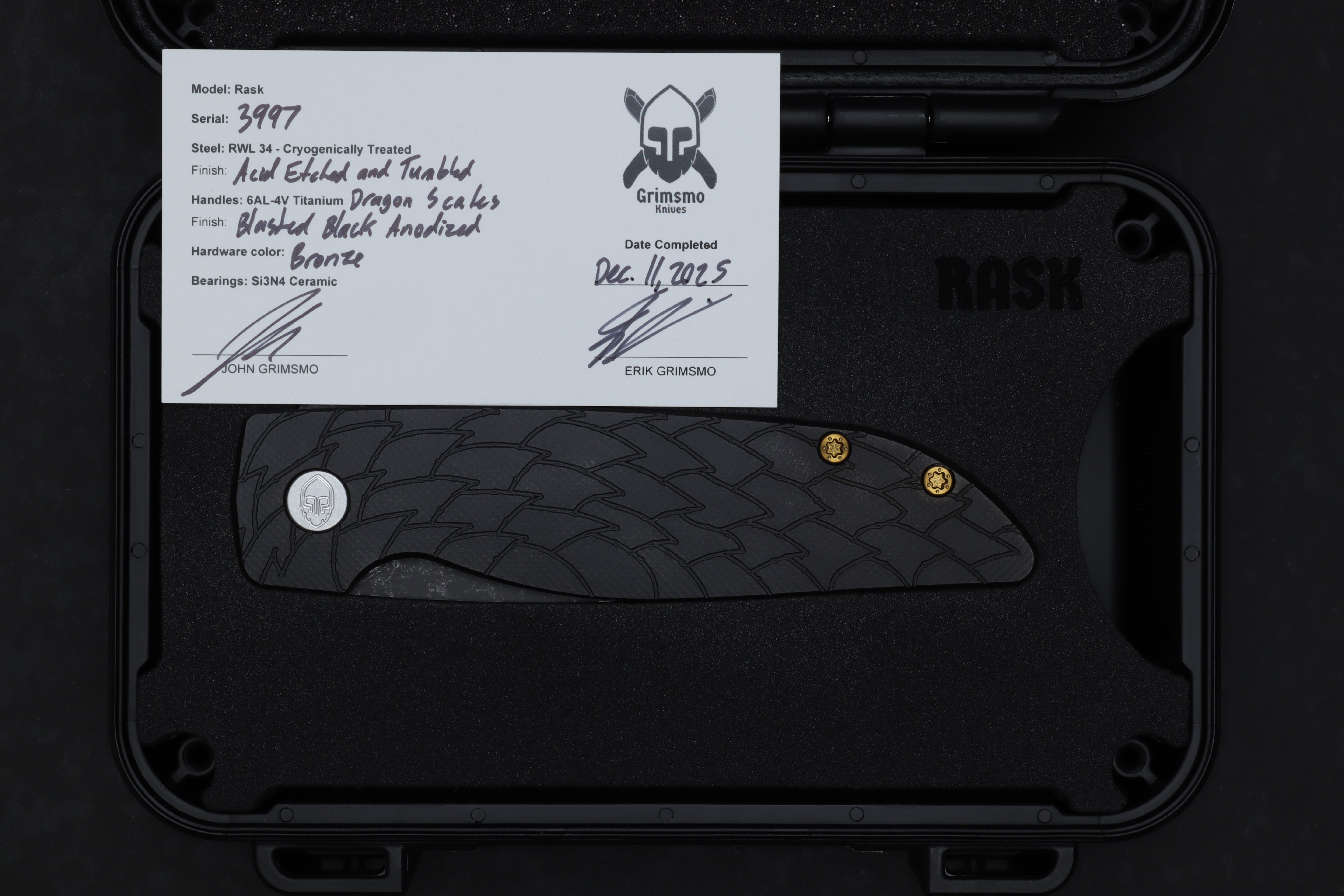 Rask #3997 9278341216