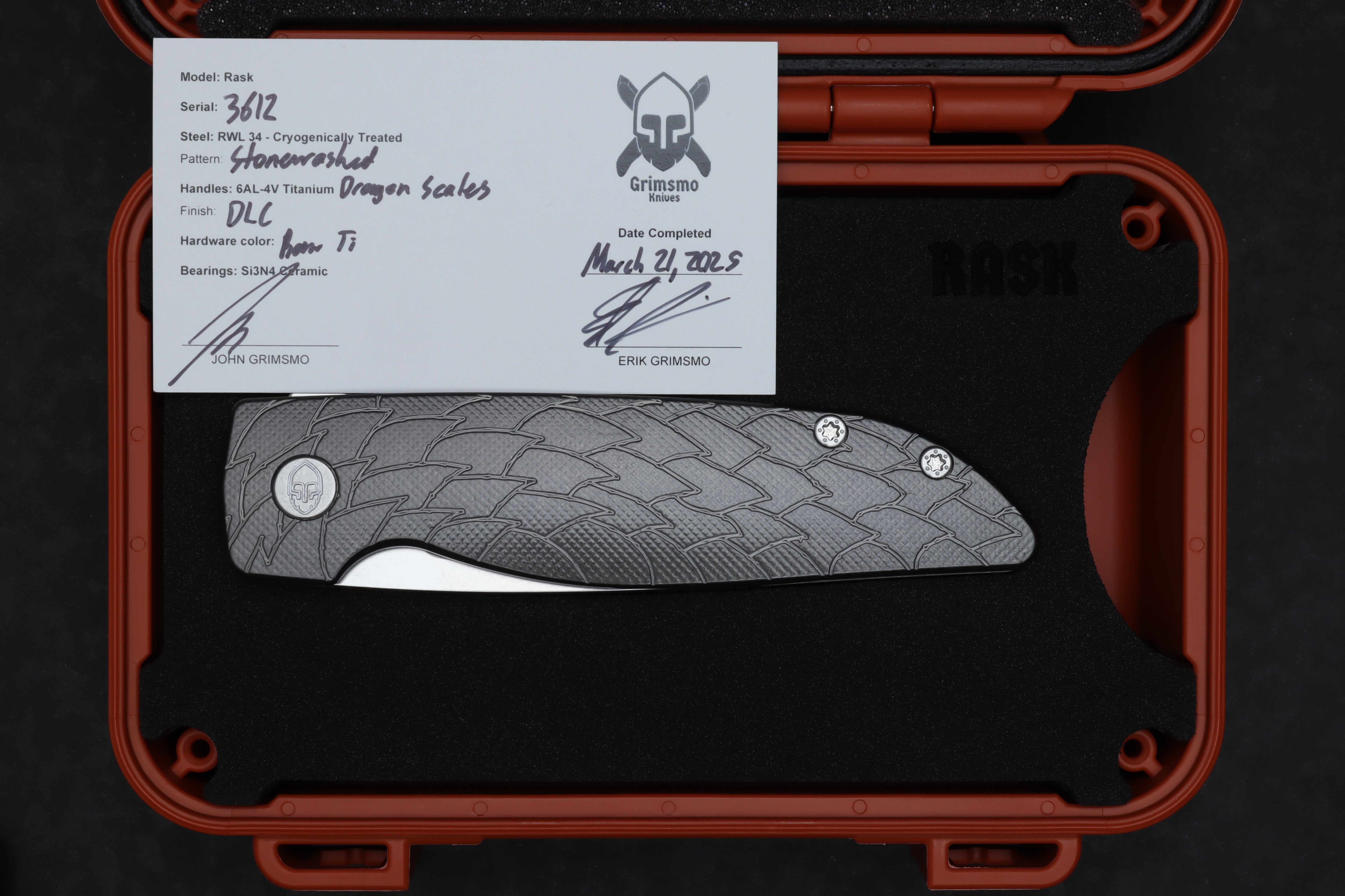 Rask #3612 9278340325