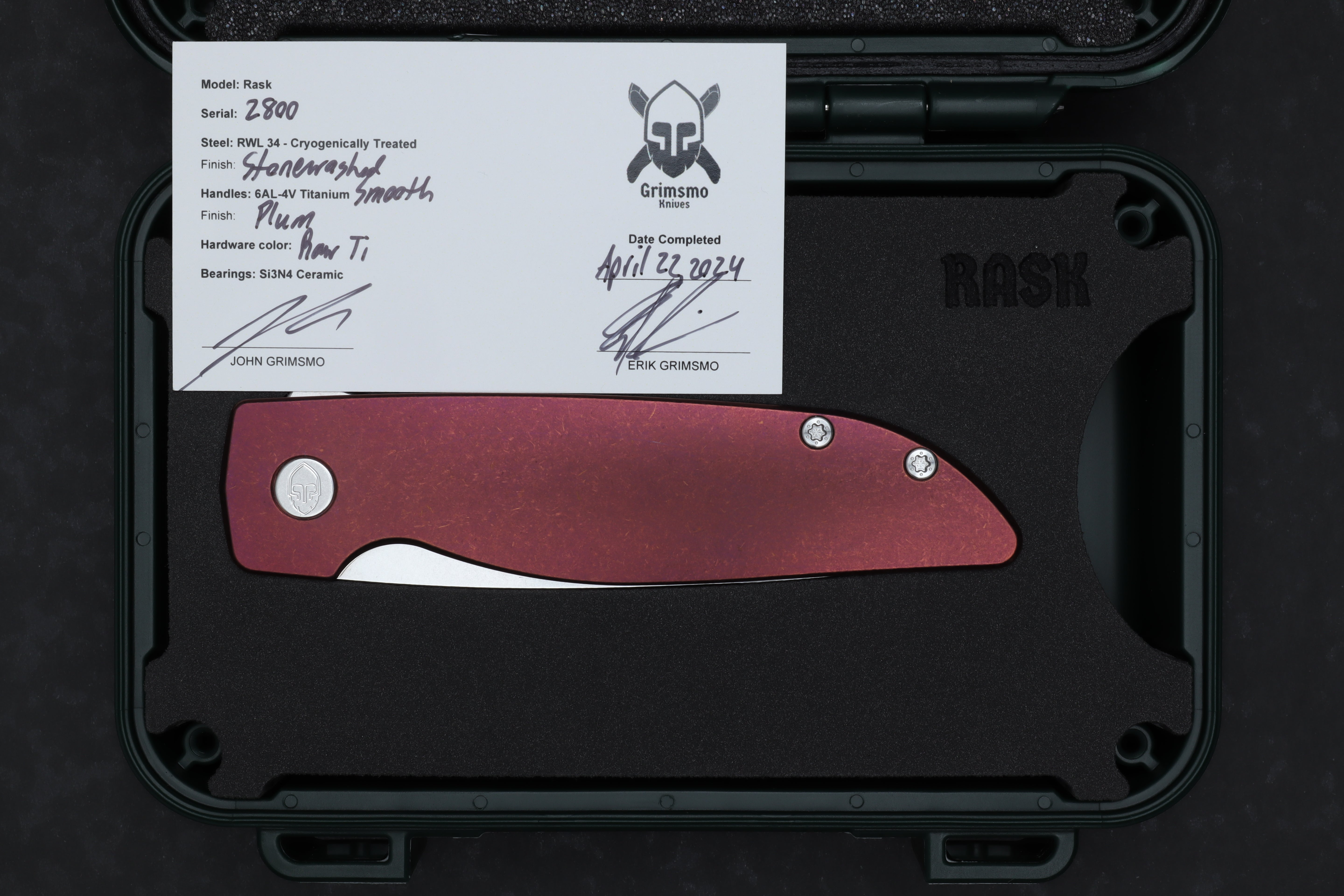 Rask #2800 9278340424