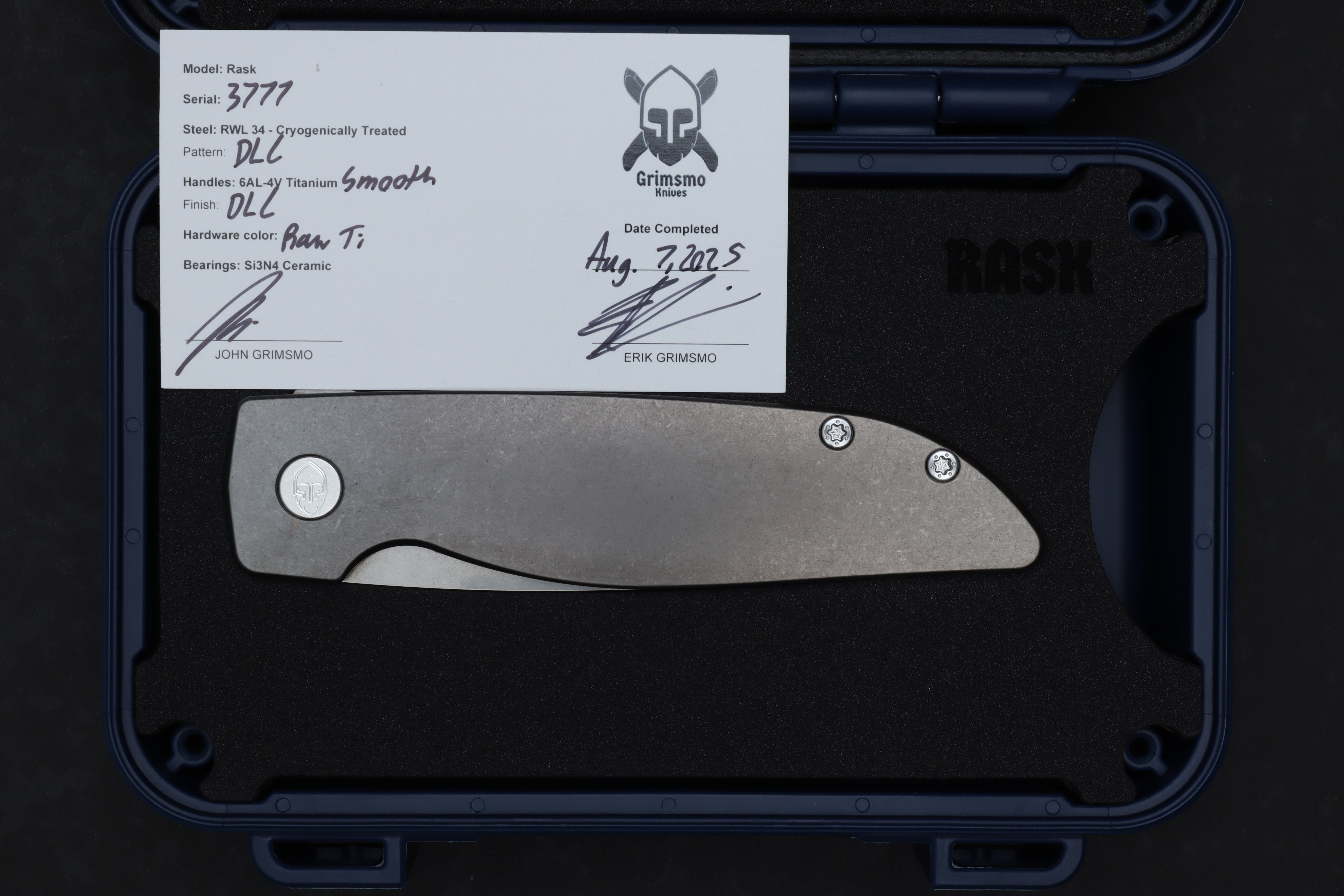 Rask #3777 9278340812