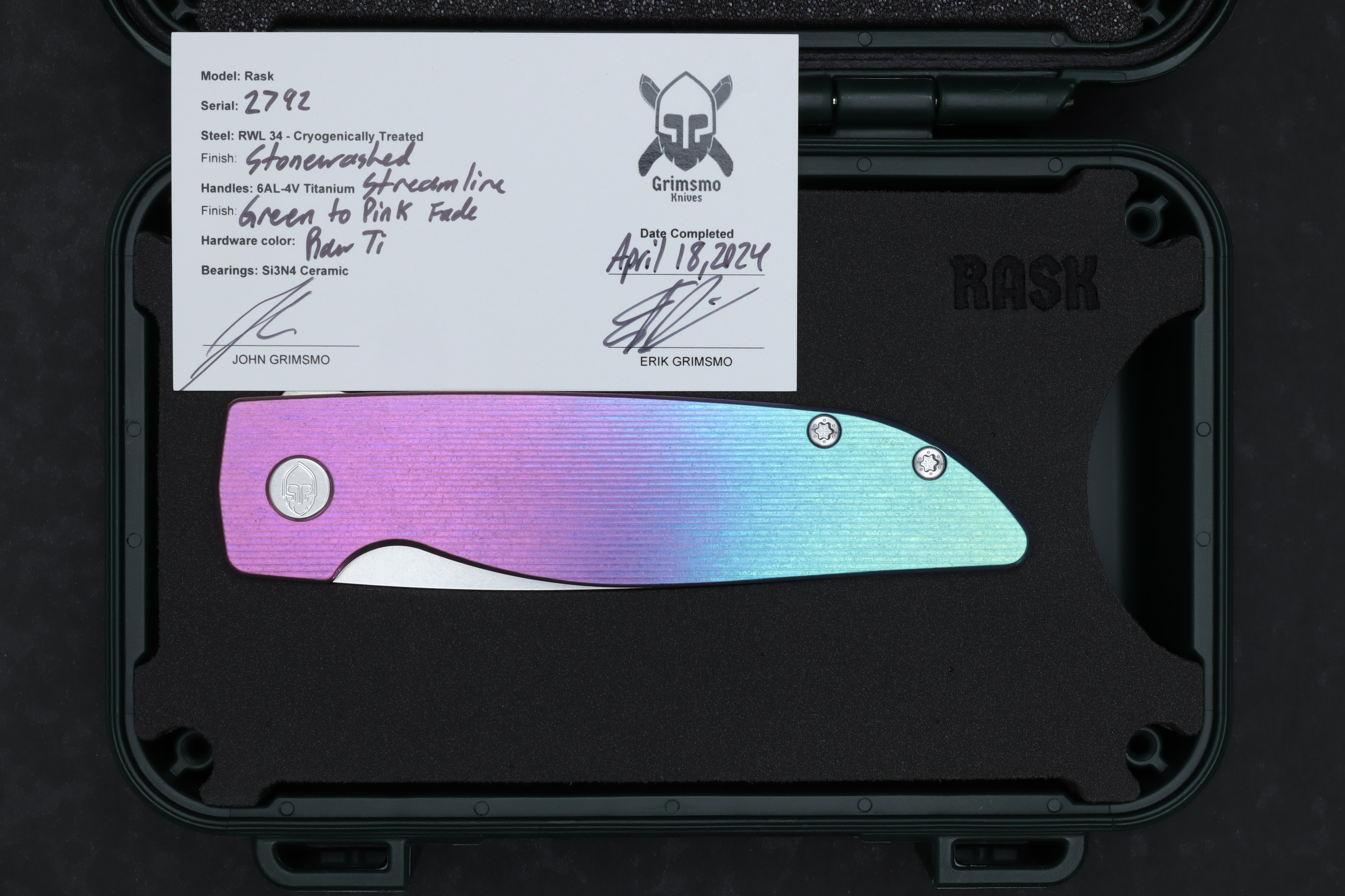 Rask #2792 9278340419